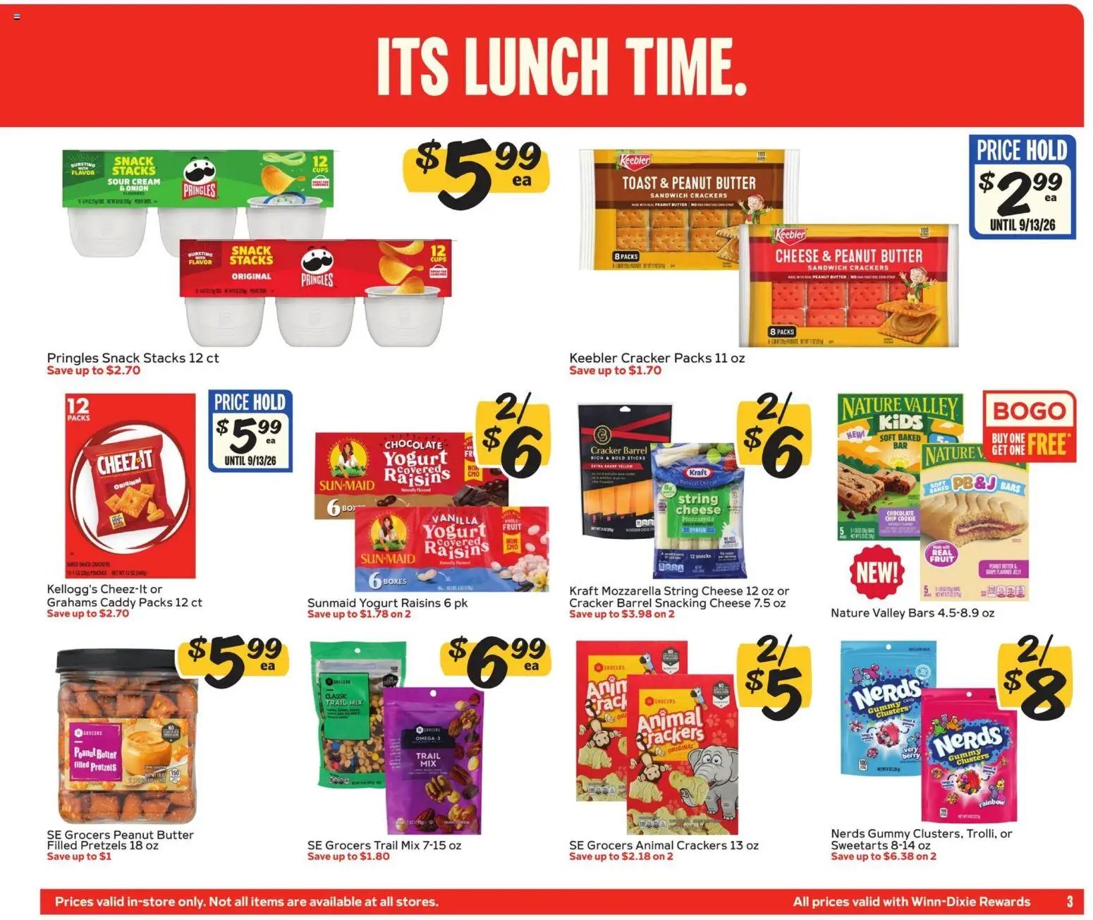 Winn Dixie In-Store Flyer