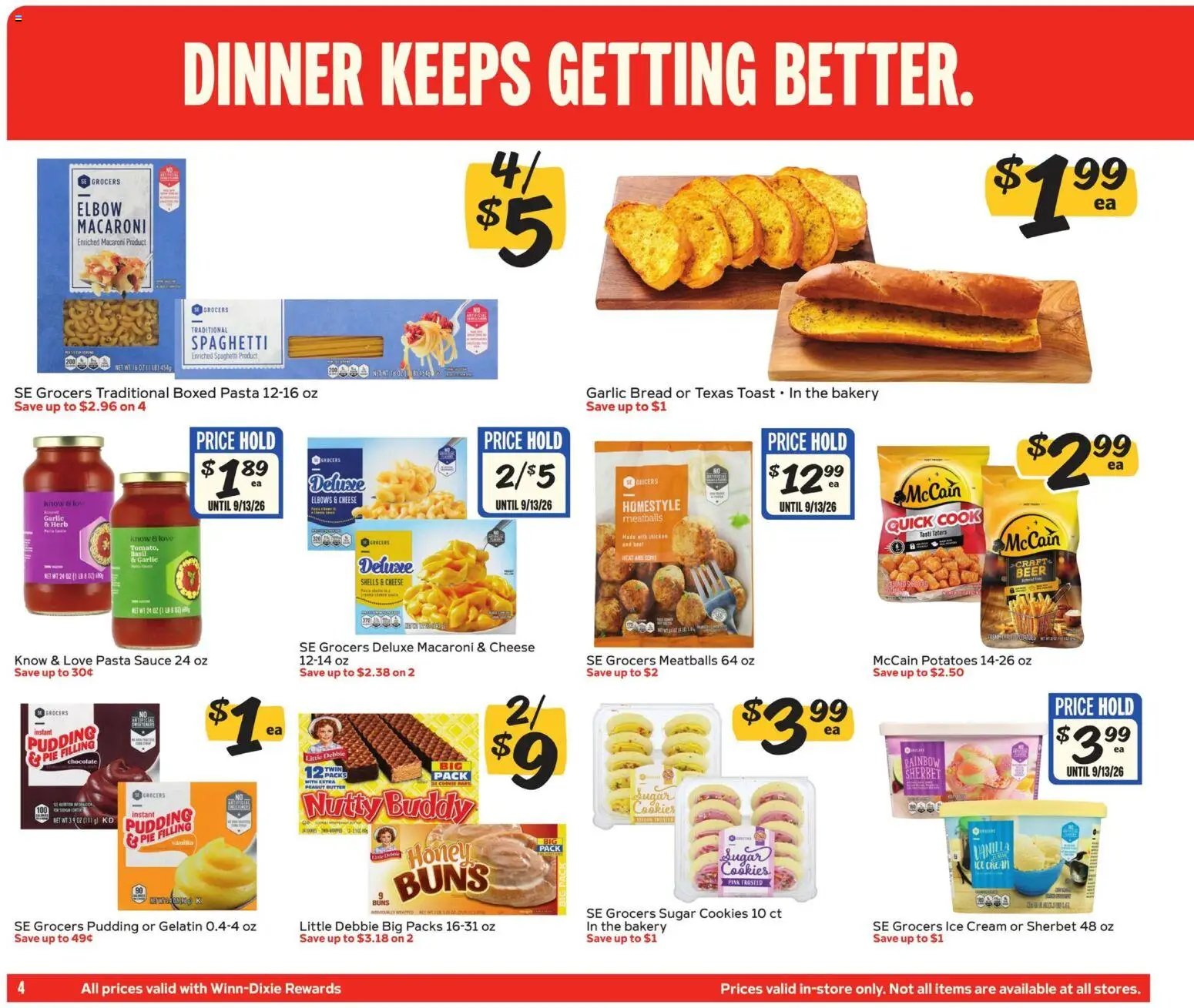 Winn Dixie In-Store Flyer