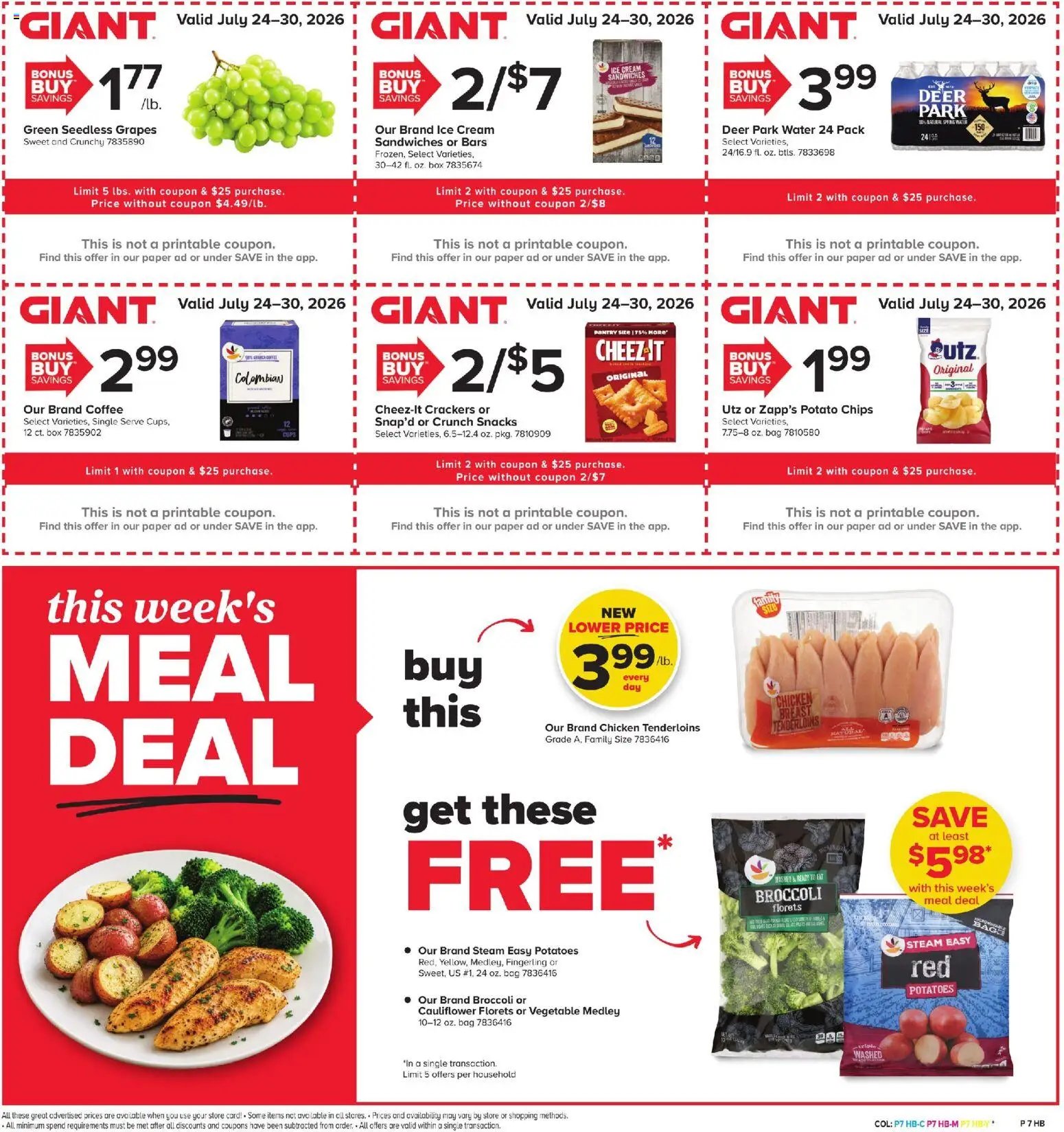 Giant Weekly Ad
