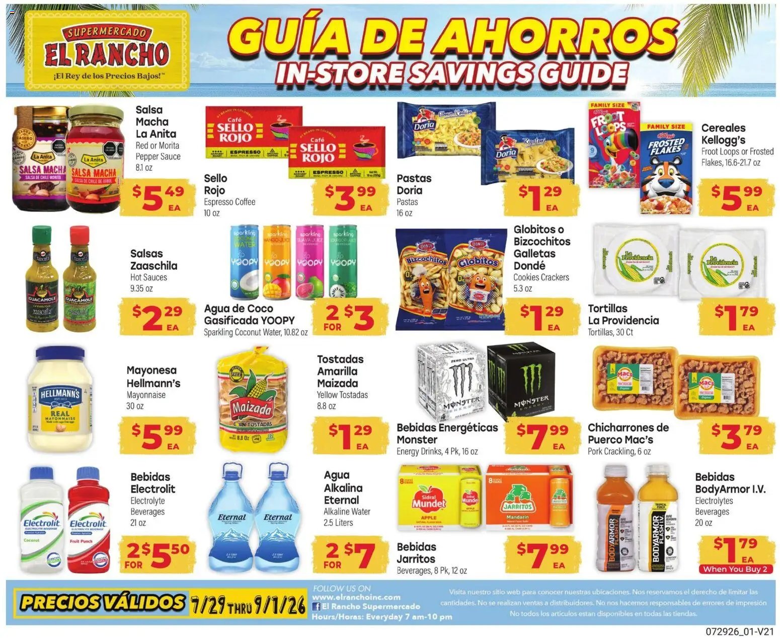 El Rancho Monthly Ad