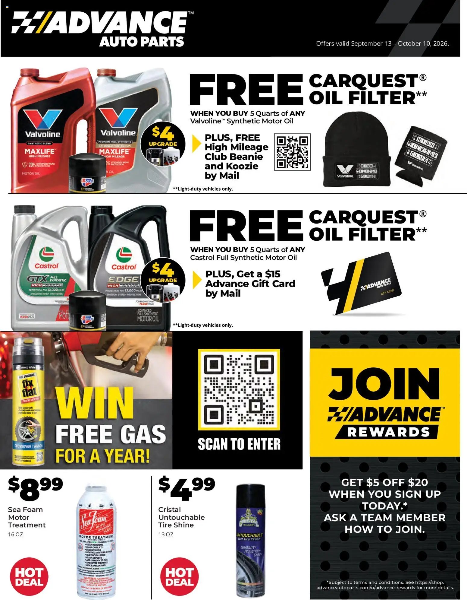 Advance Auto Parts Weekly Ad