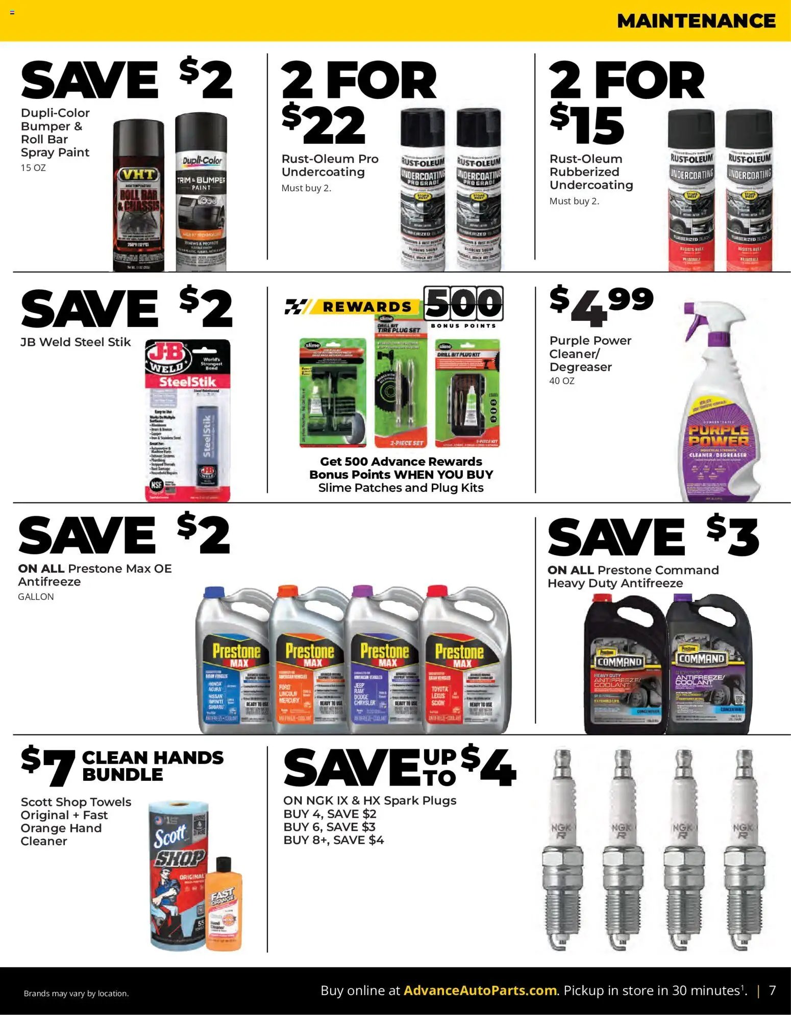 Advance Auto Parts Weekly Ad