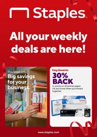 Staples Weekly Ad