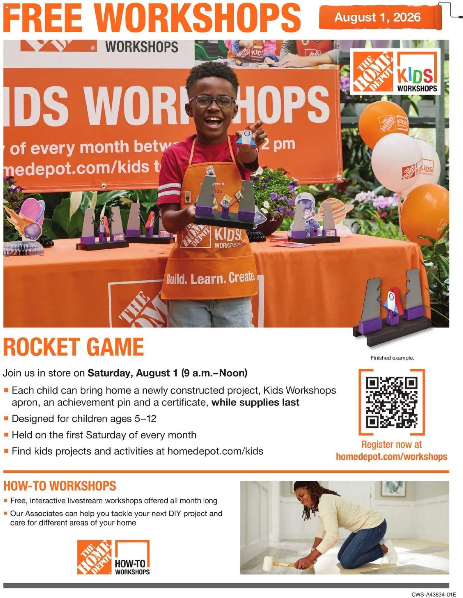 Home Depot Kids Workshops