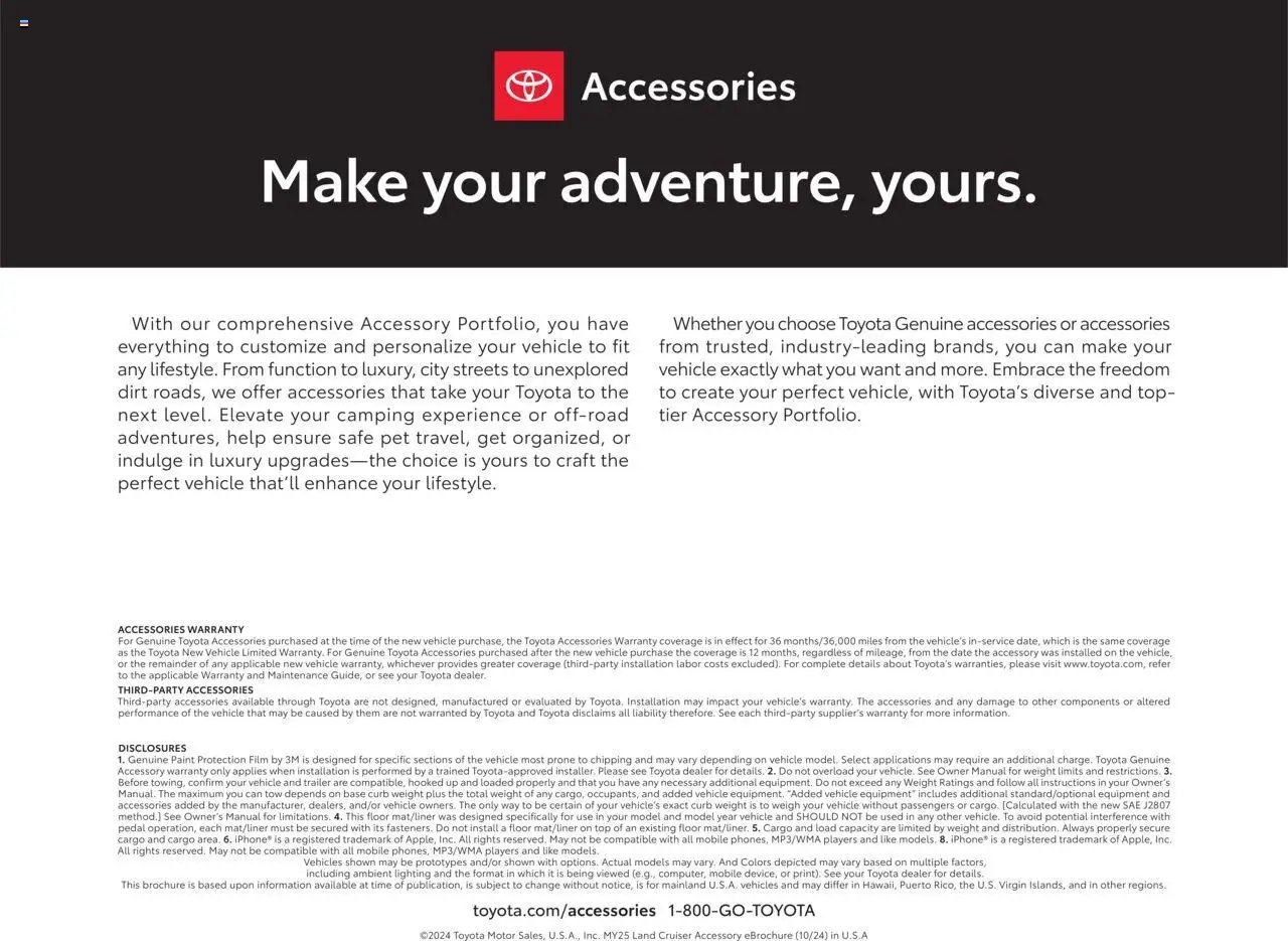 Toyota Land Cruiser Accessories