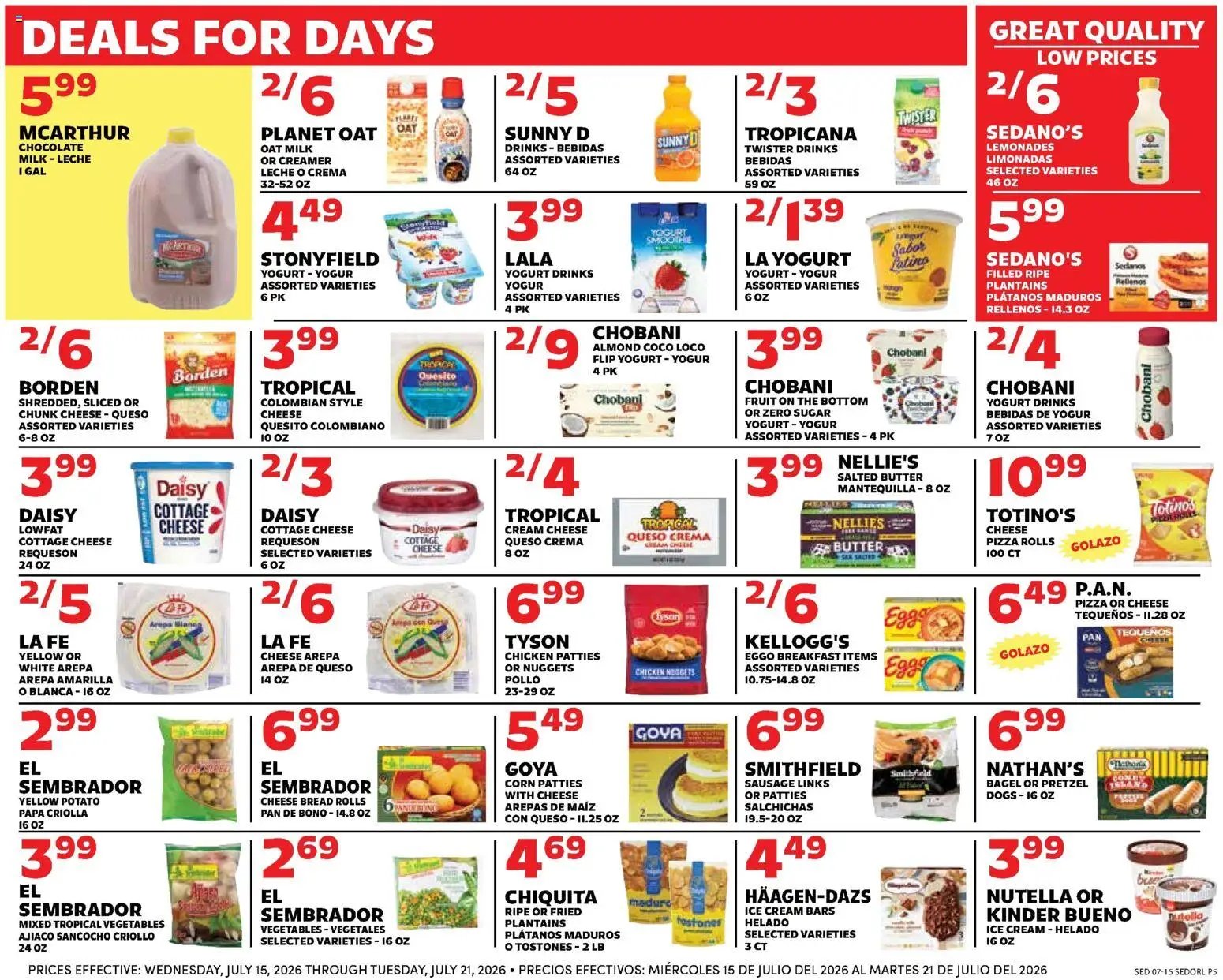 Sedano's Weekly Ad