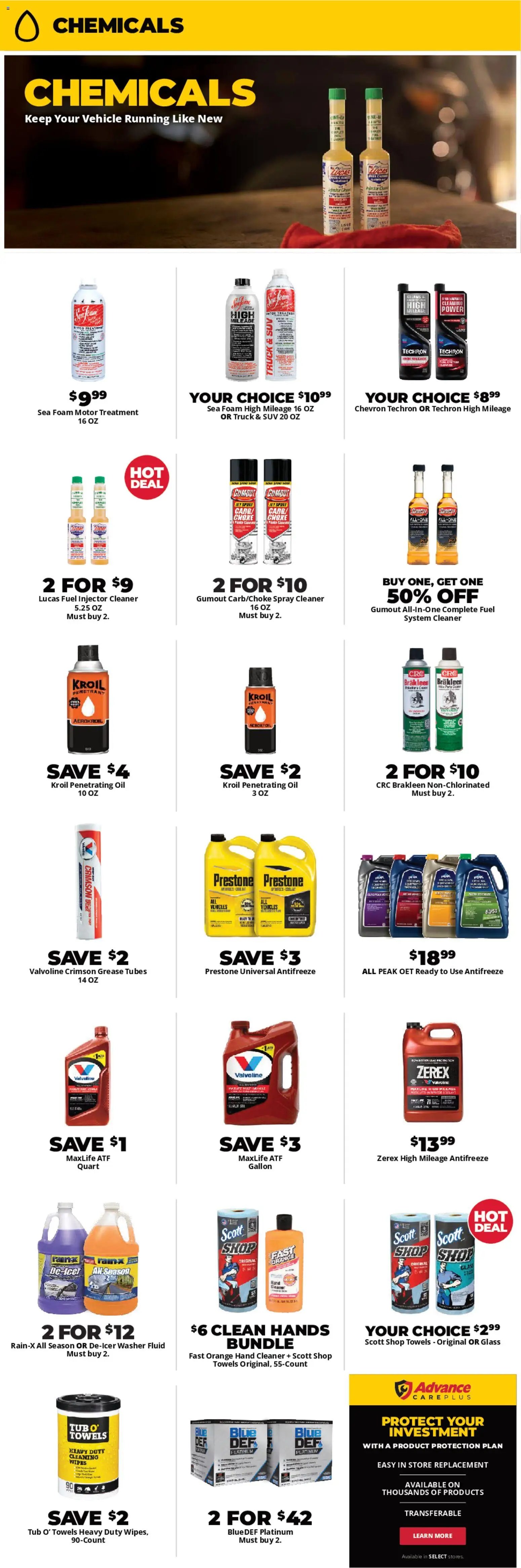 Advance Auto Parts Weekly Ad