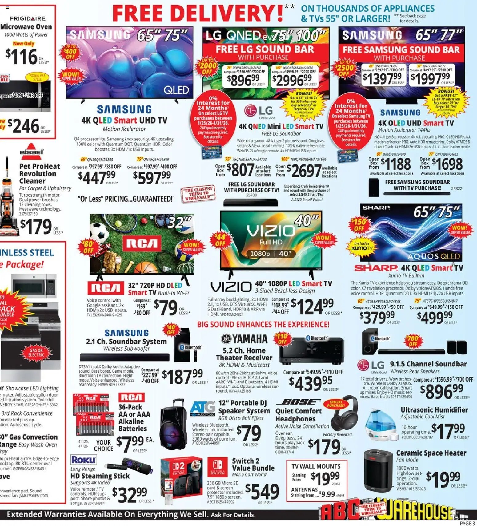 ABC Warehouse Weekly Ad