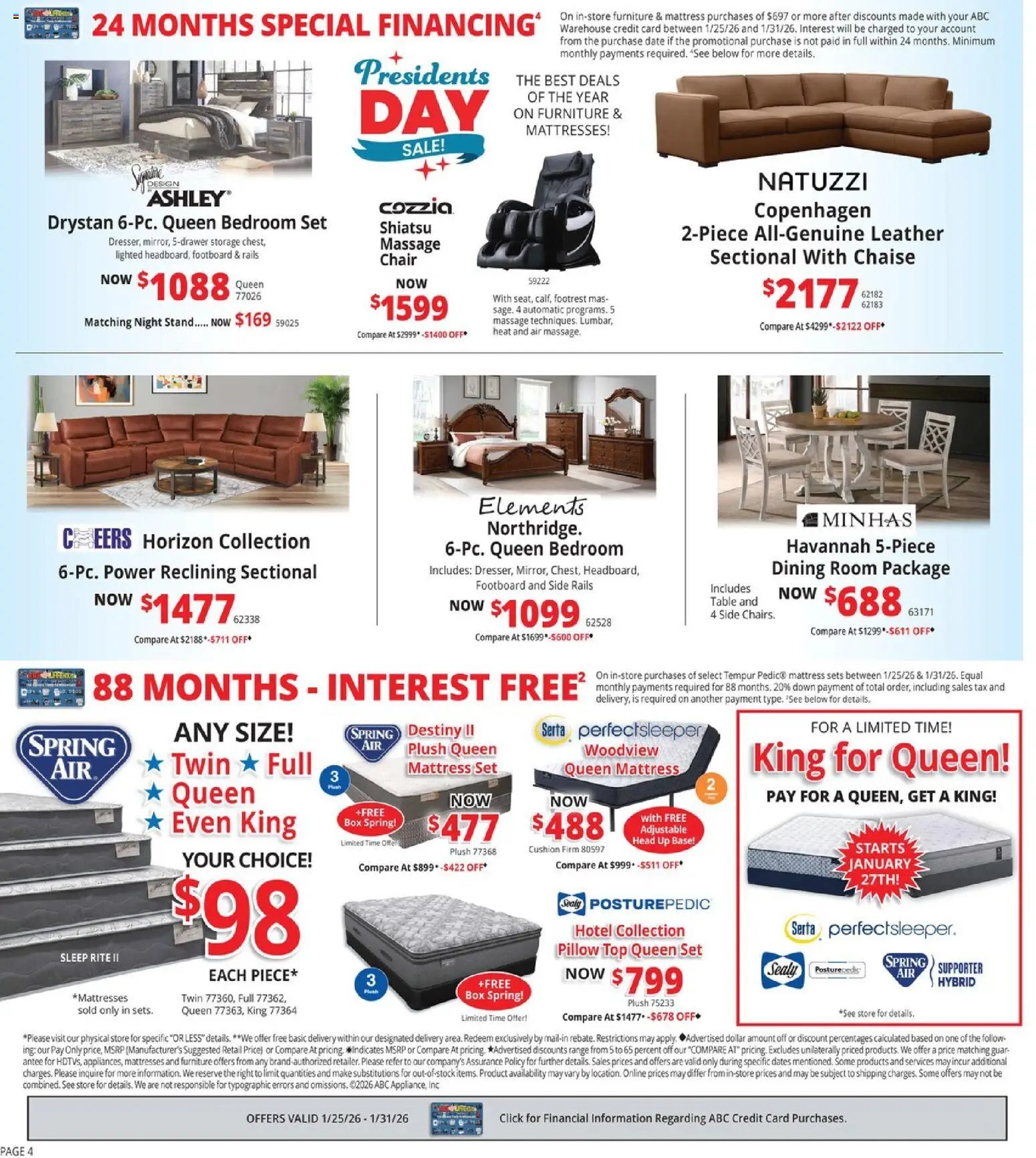 ABC Warehouse Weekly Ad