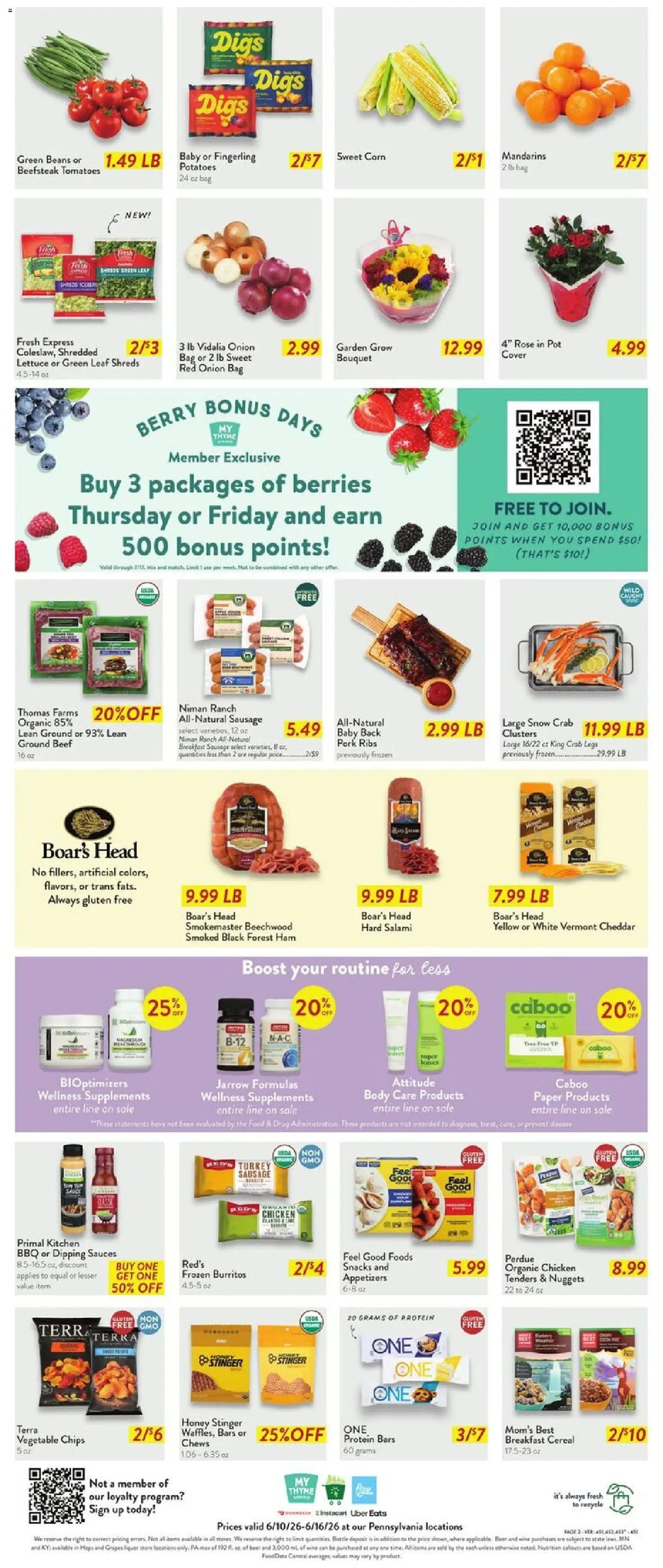 Fresh Thyme Weekly Ad - PA