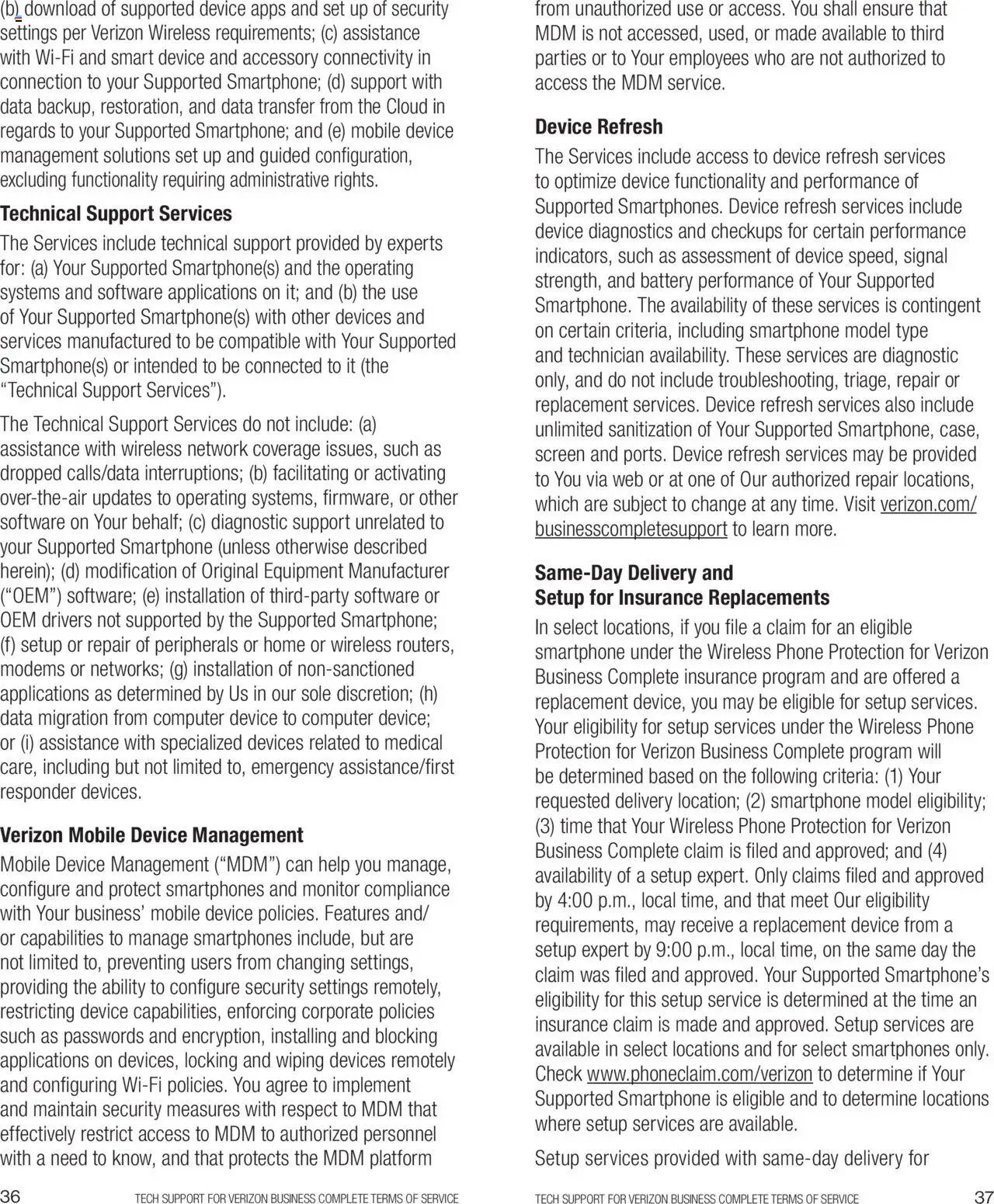 Verizon Business Complete (2025-03-13 - 2026-01-01) | 19