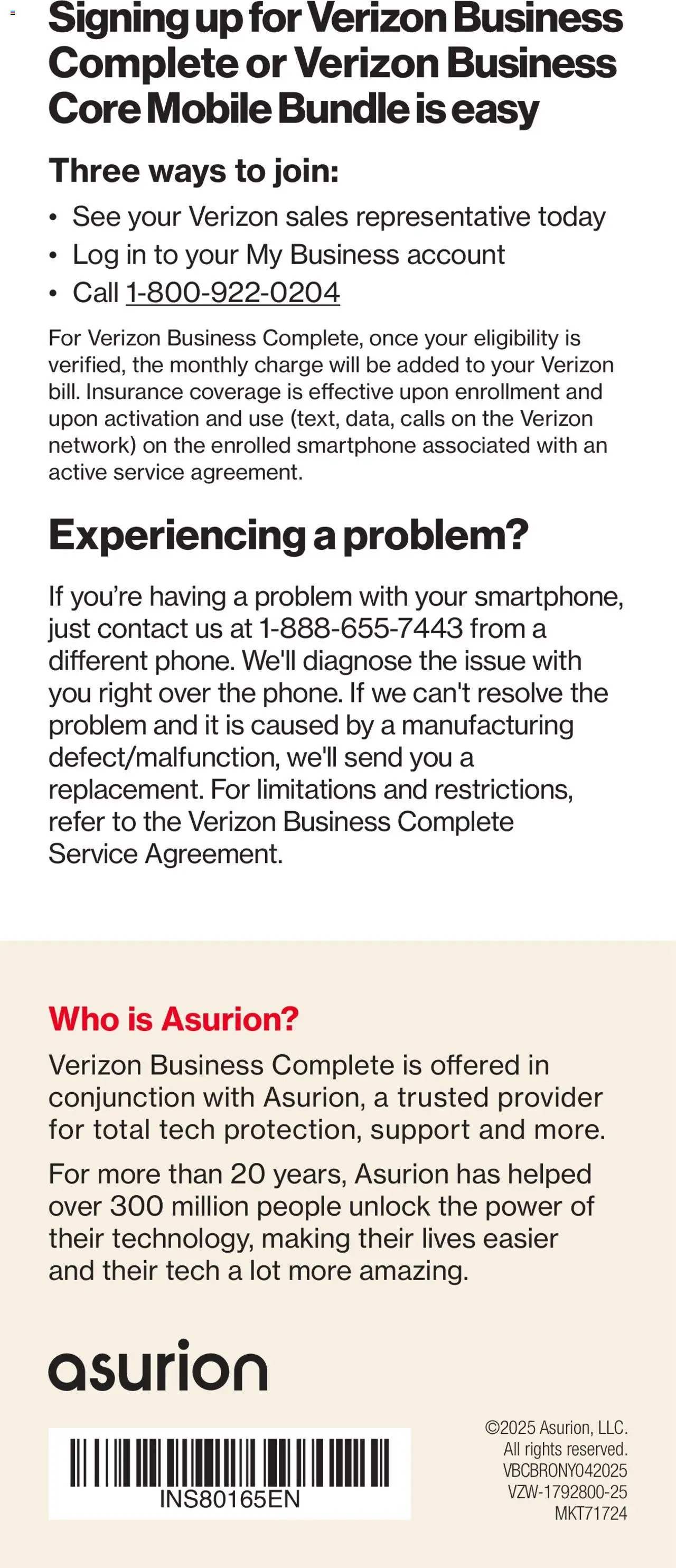Verizon Business Complete (2025-03-13 - 2026-01-01) | 23