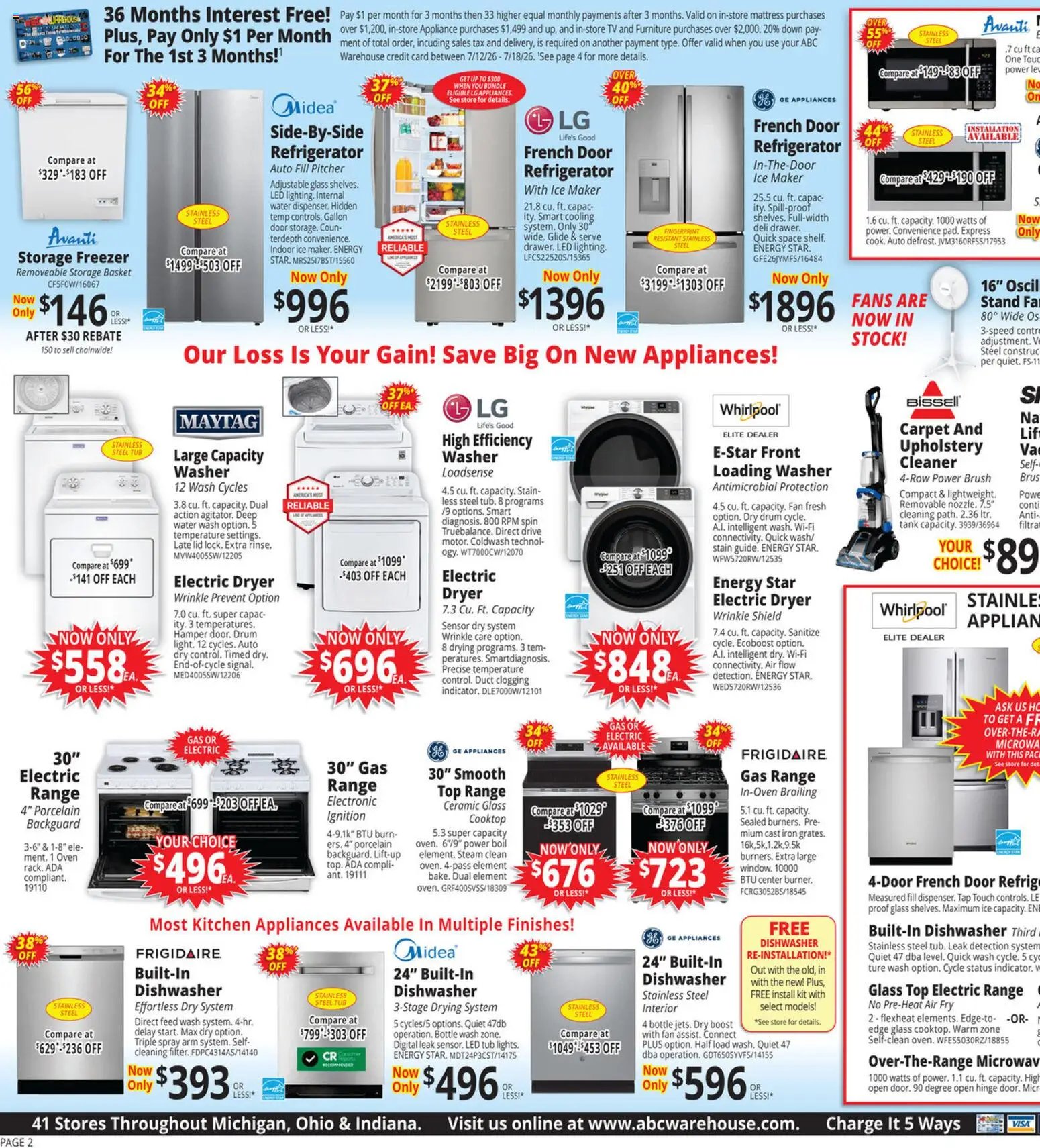 ABC Warehouse Weekly Ad