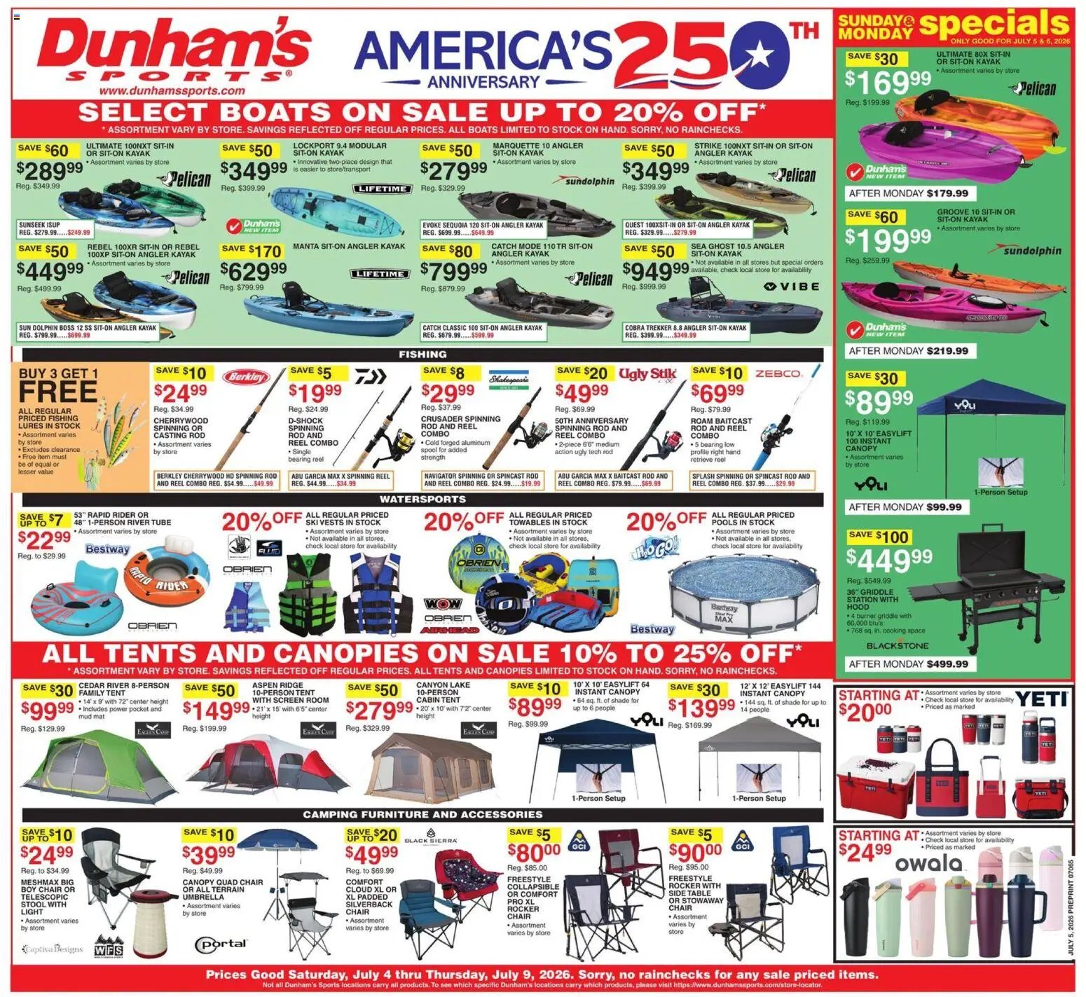 Dunham's Sports Weekly Ad