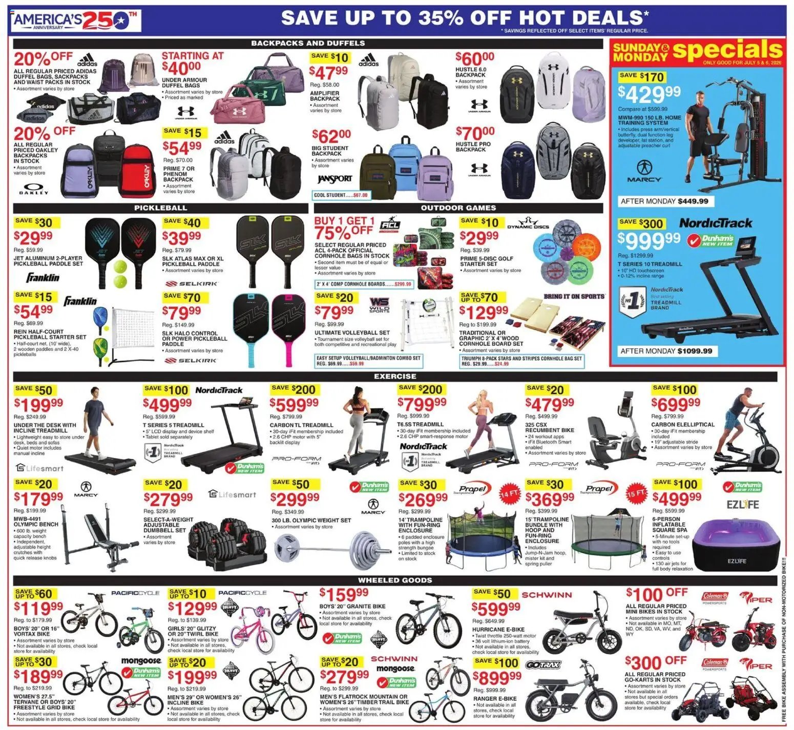 Dunham's Sports Weekly Ad