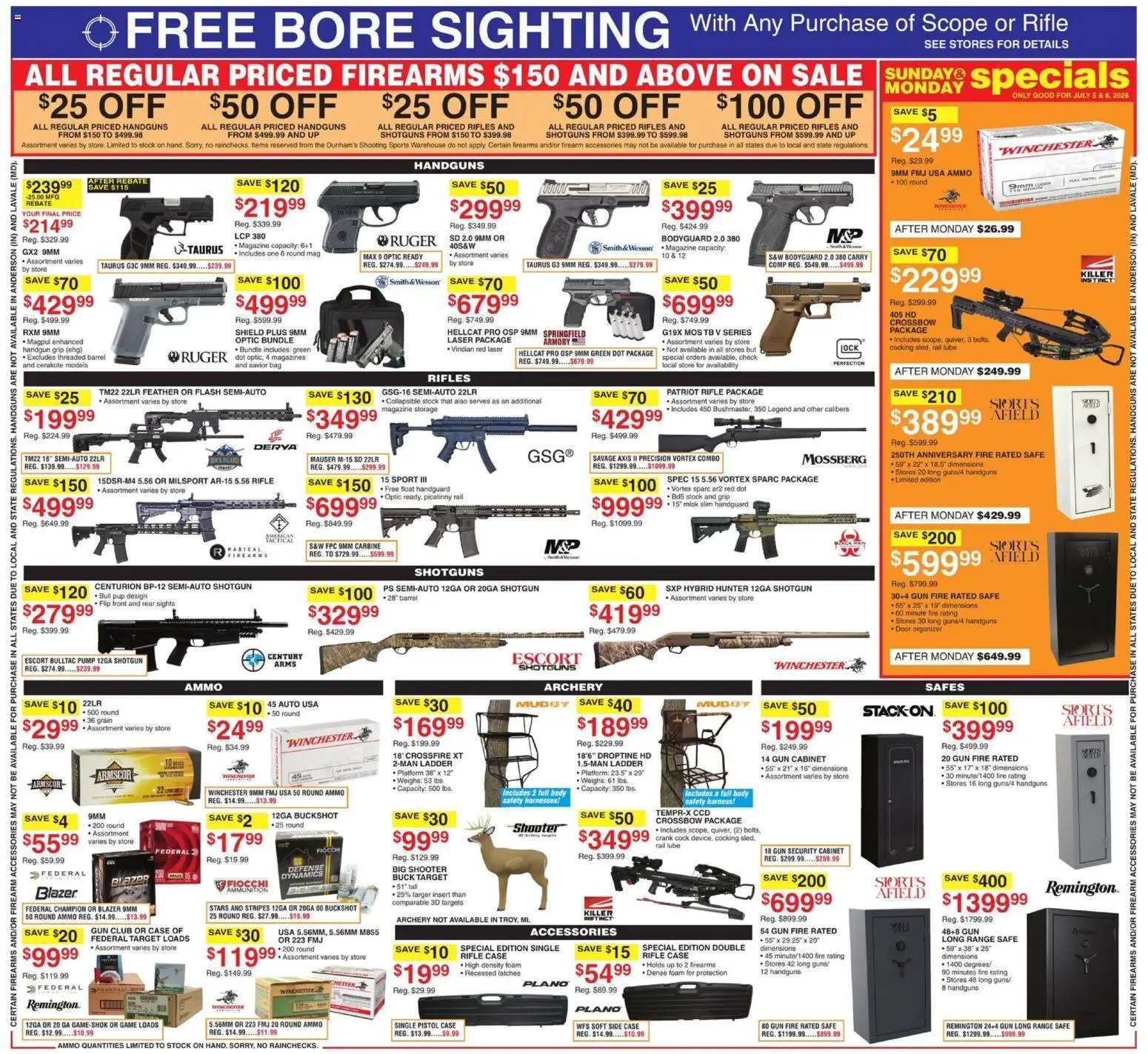 Dunham's Sports Weekly Ad