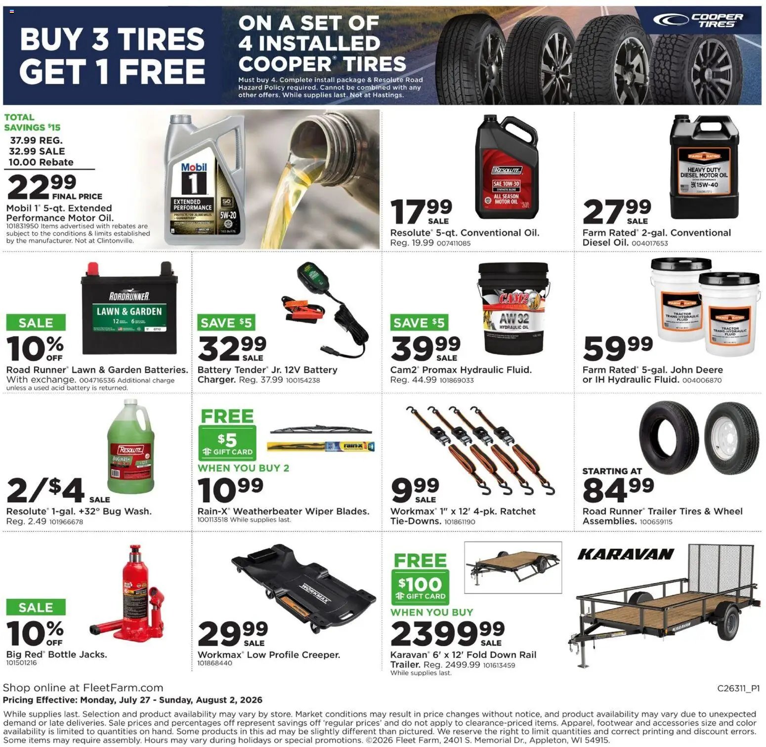 Mills Fleet Farm Weekly Ad
