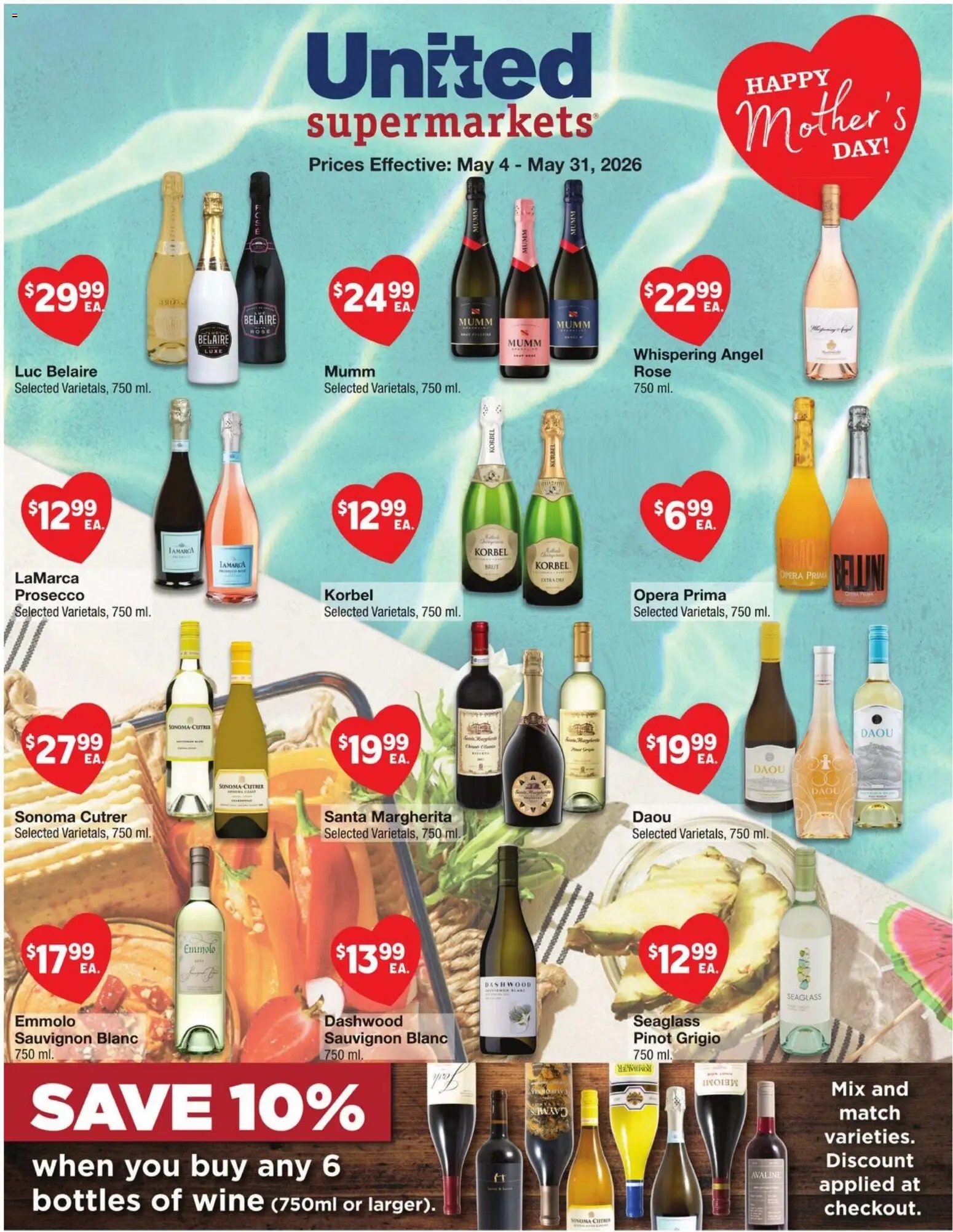 United Supermarkets May Alcohol Flyer