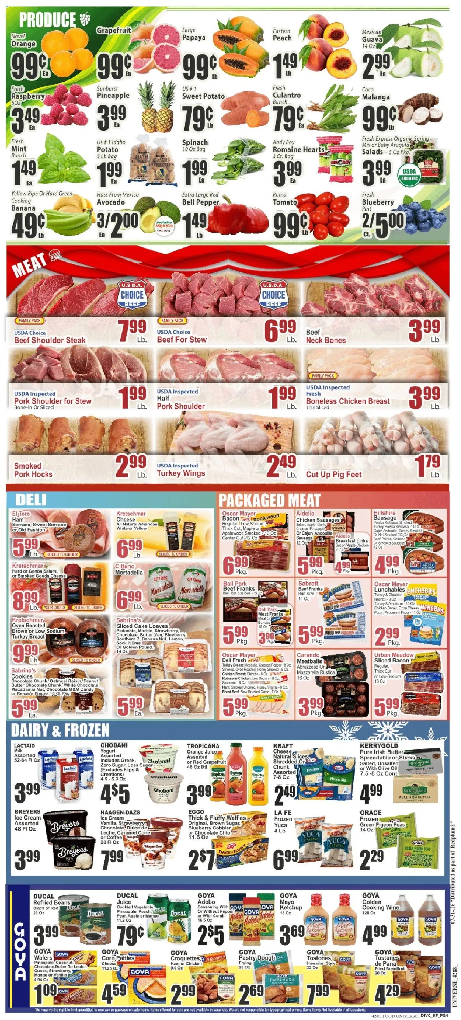 Food Universe Weekly Ad