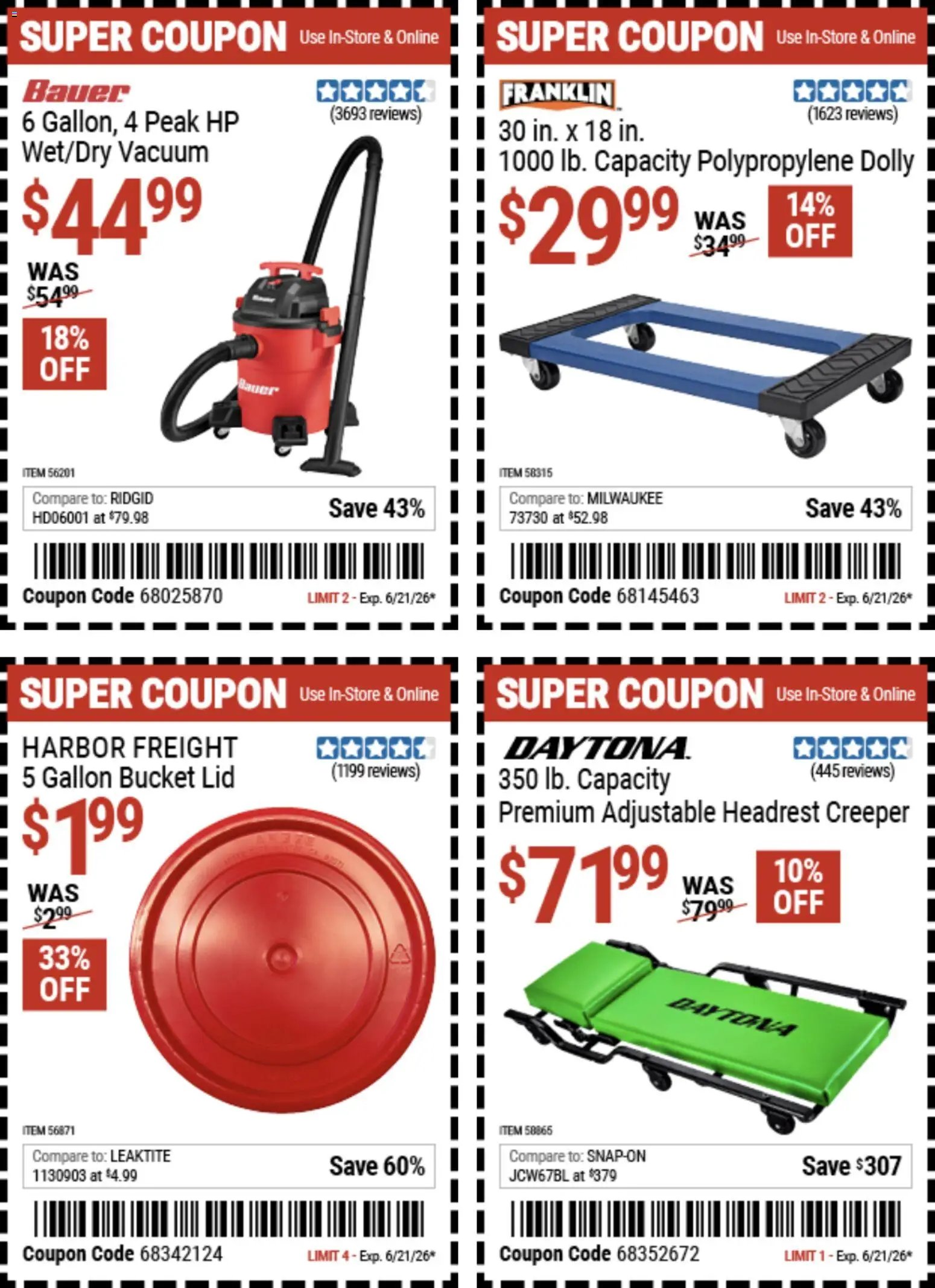 Harbor Freight Weekly Ad