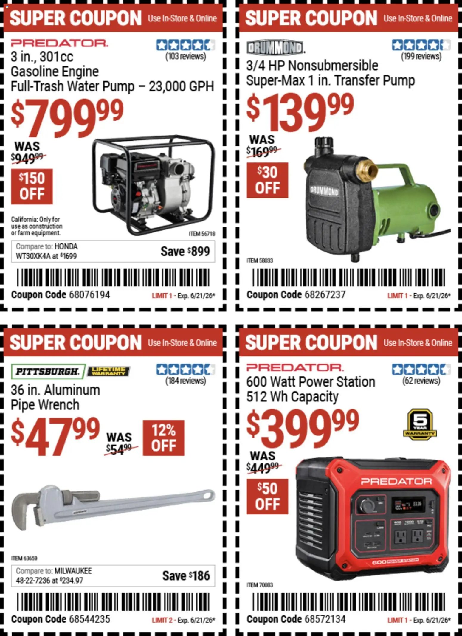 Harbor Freight Weekly Ad