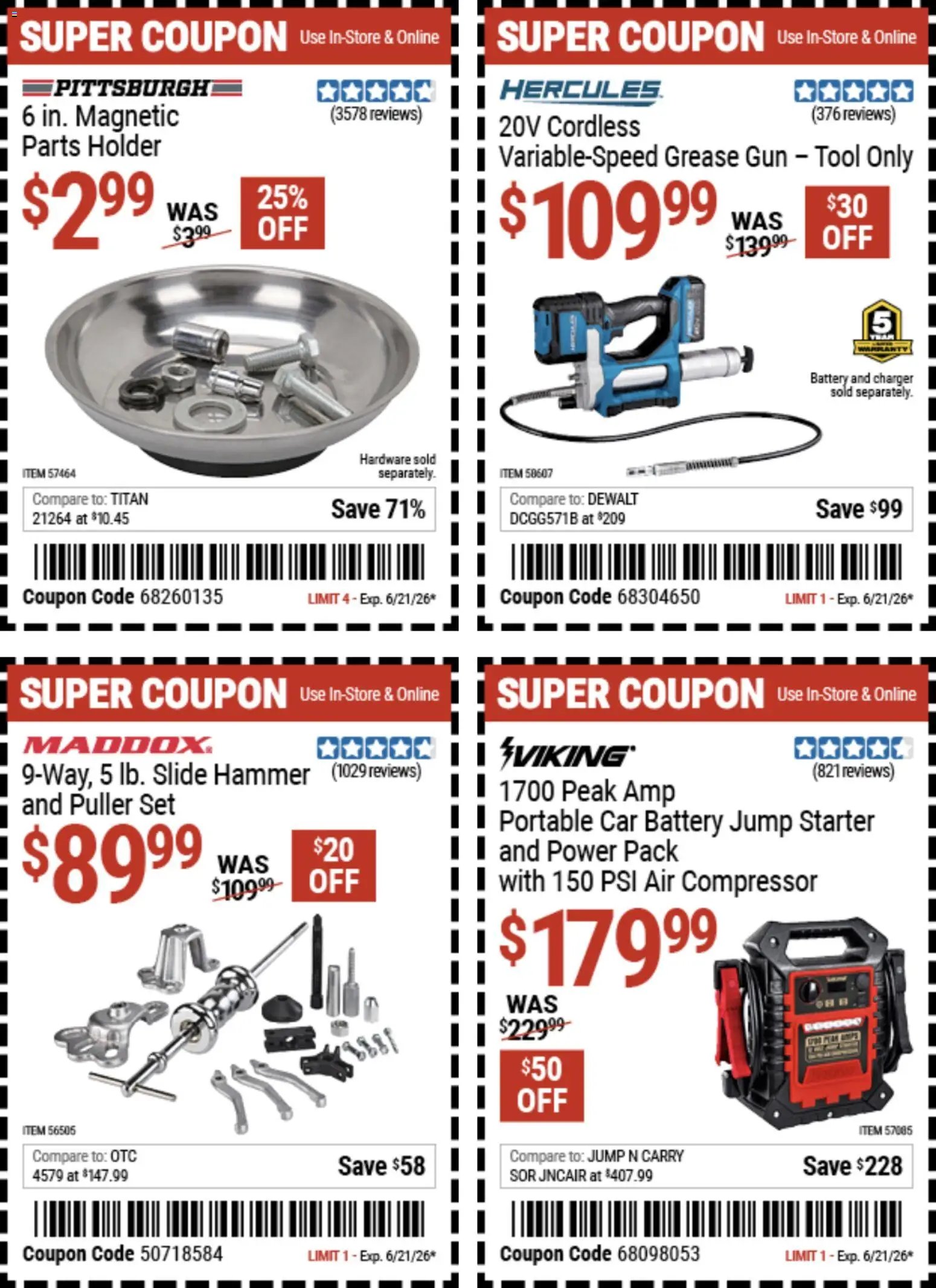 Harbor Freight Weekly Ad