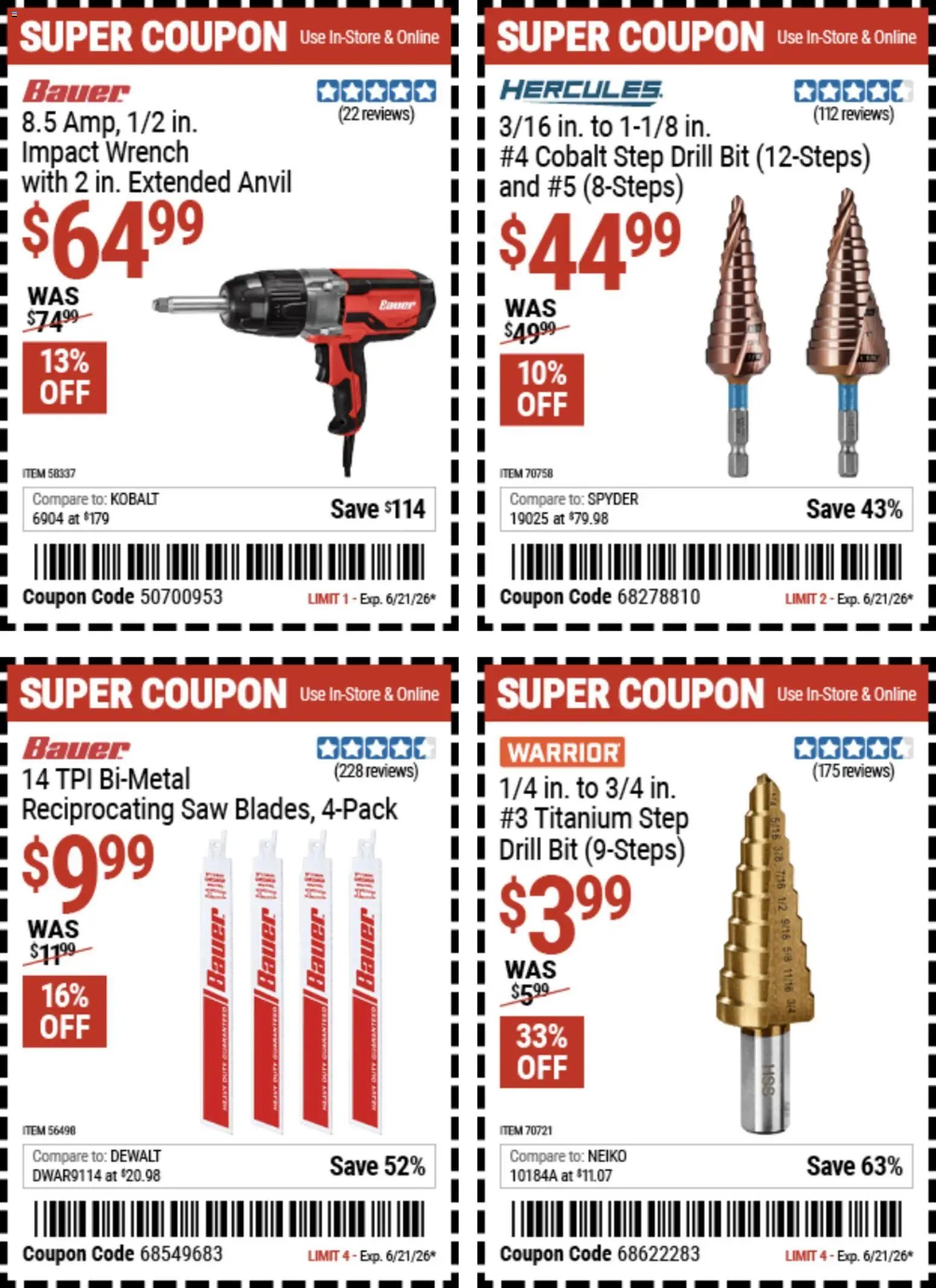 Harbor Freight Weekly Ad