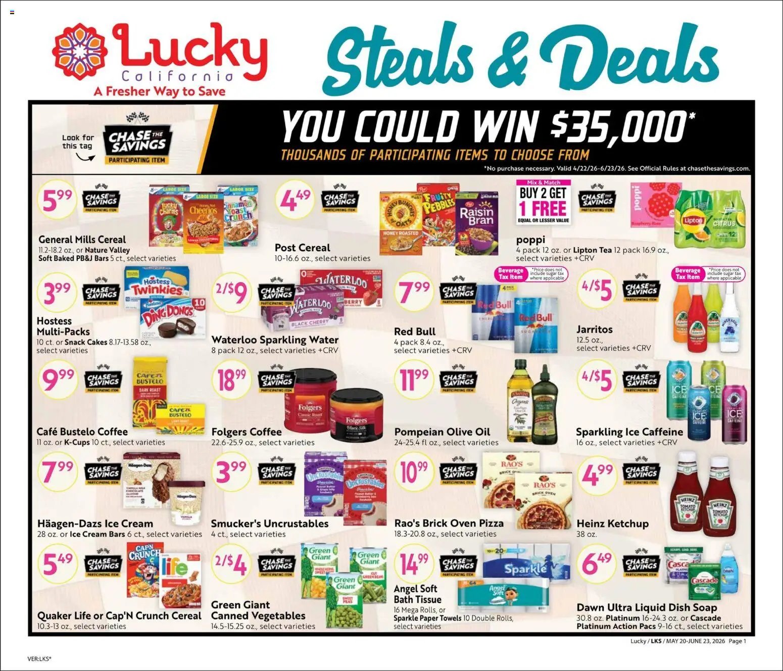 Lucky Supermarkets Big Book of Savings