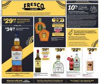 Fresco y Más Alcohol Flyer
