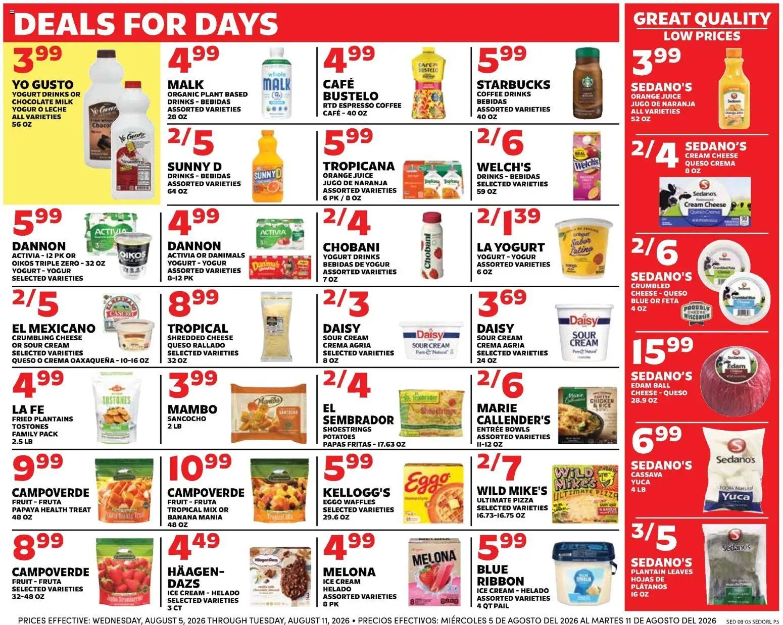 Sedano's Weekly Ad