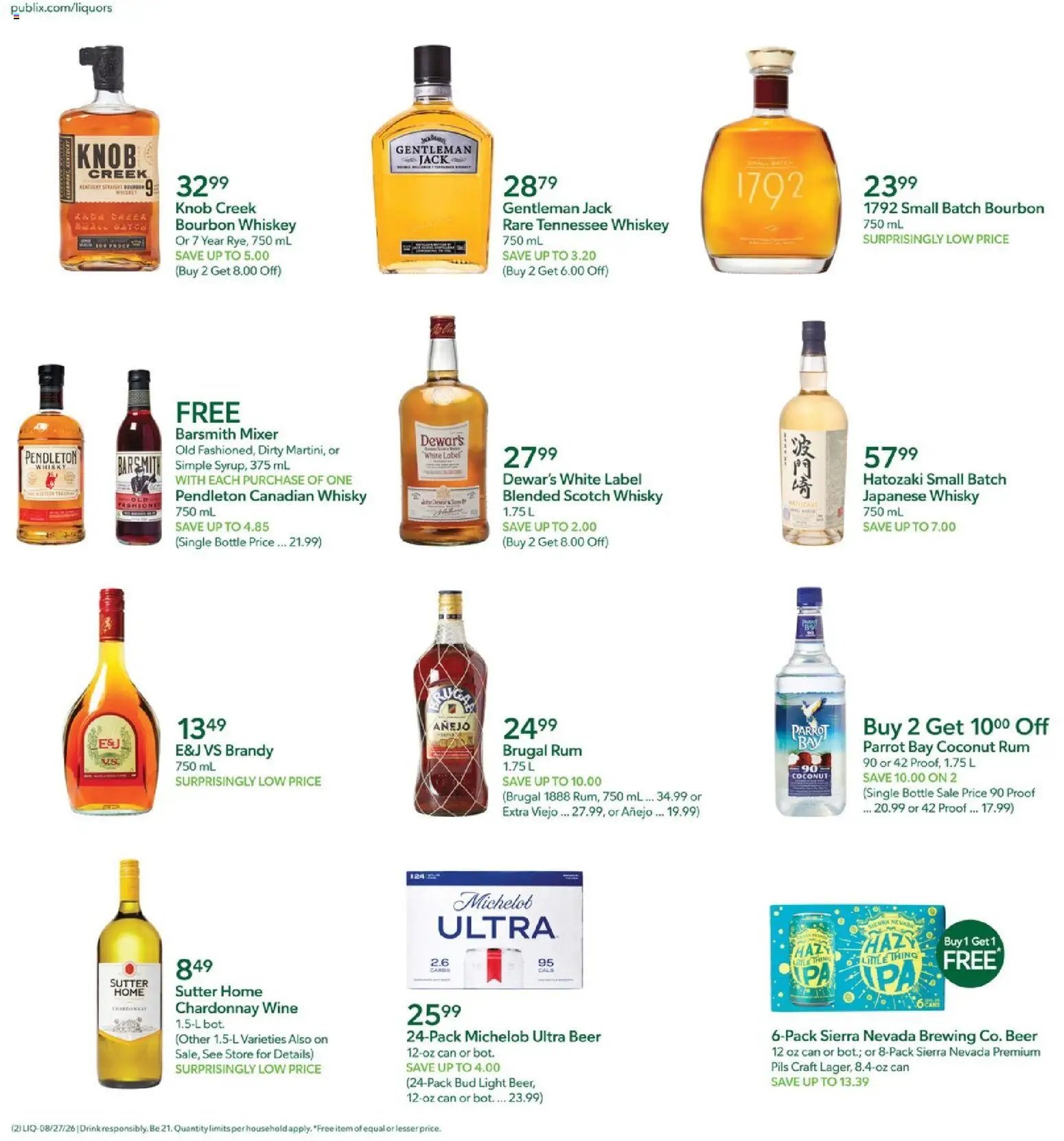 Publix Liquor Ad