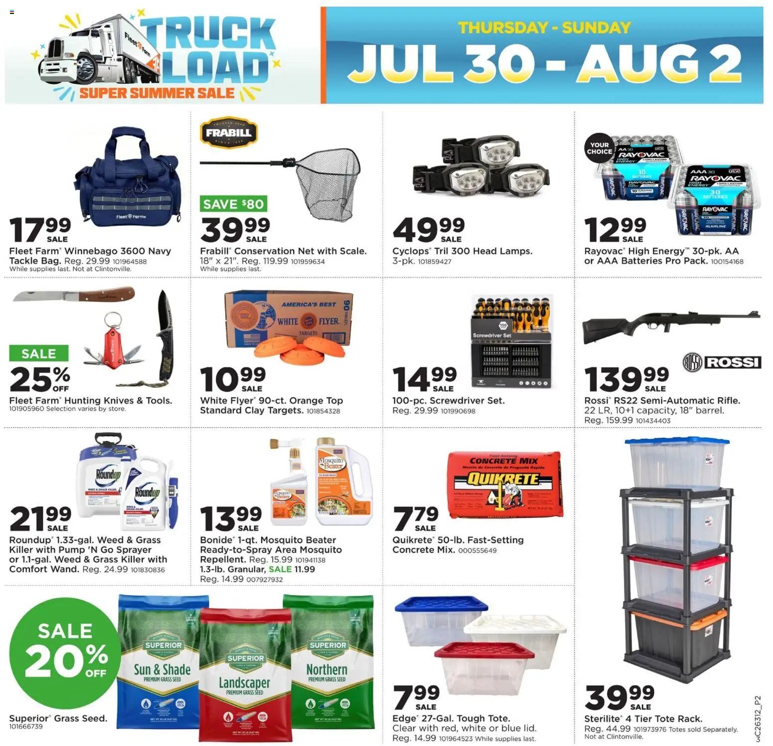 Mills Fleet Farm Black Friday in July