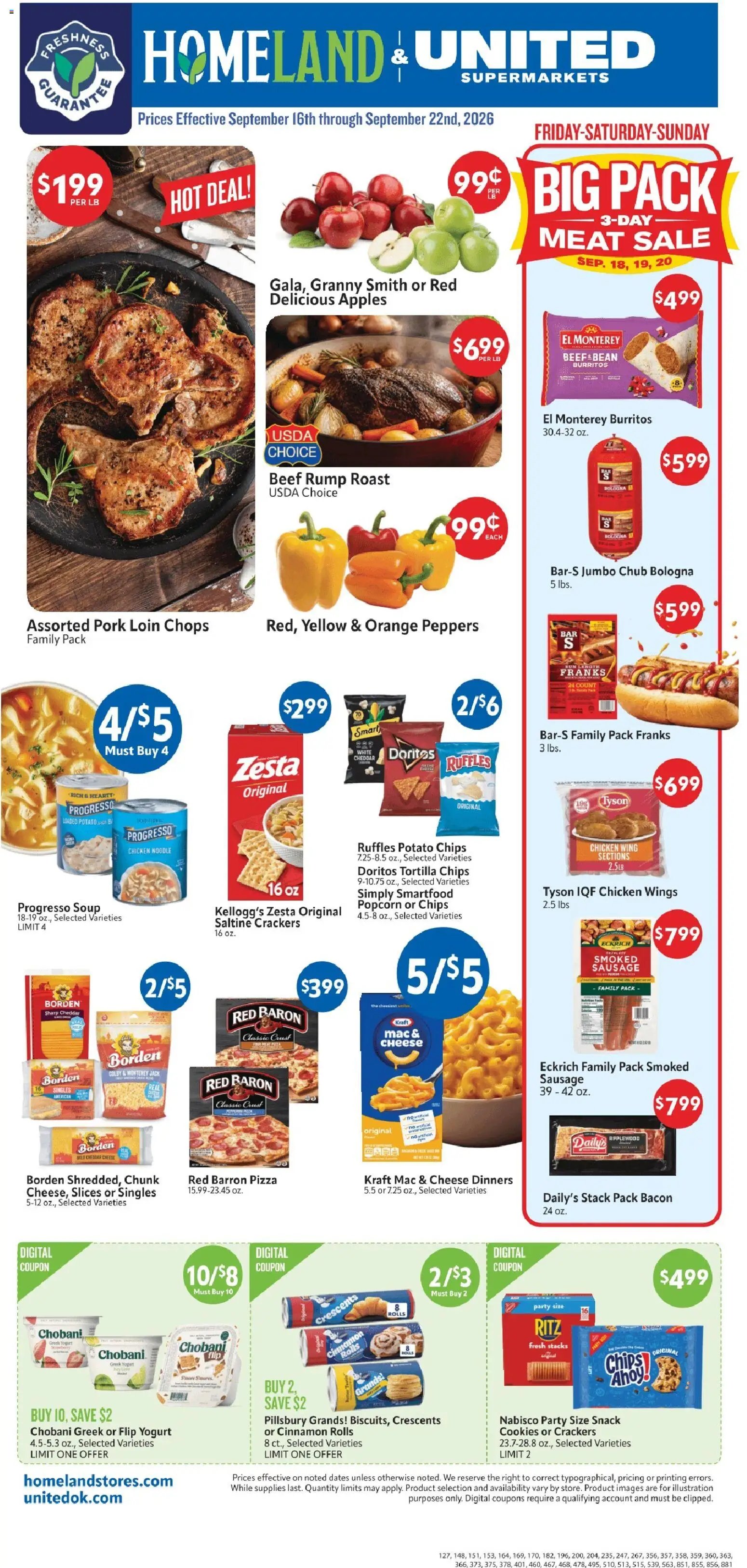 Homeland Weekly Ad