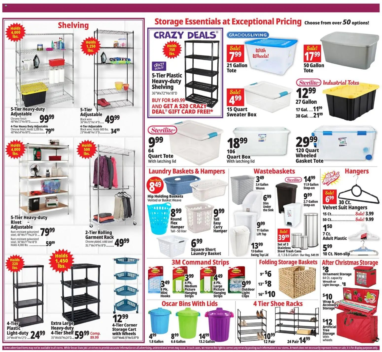 Ocean State Job Lot Weekly Ad - MA
