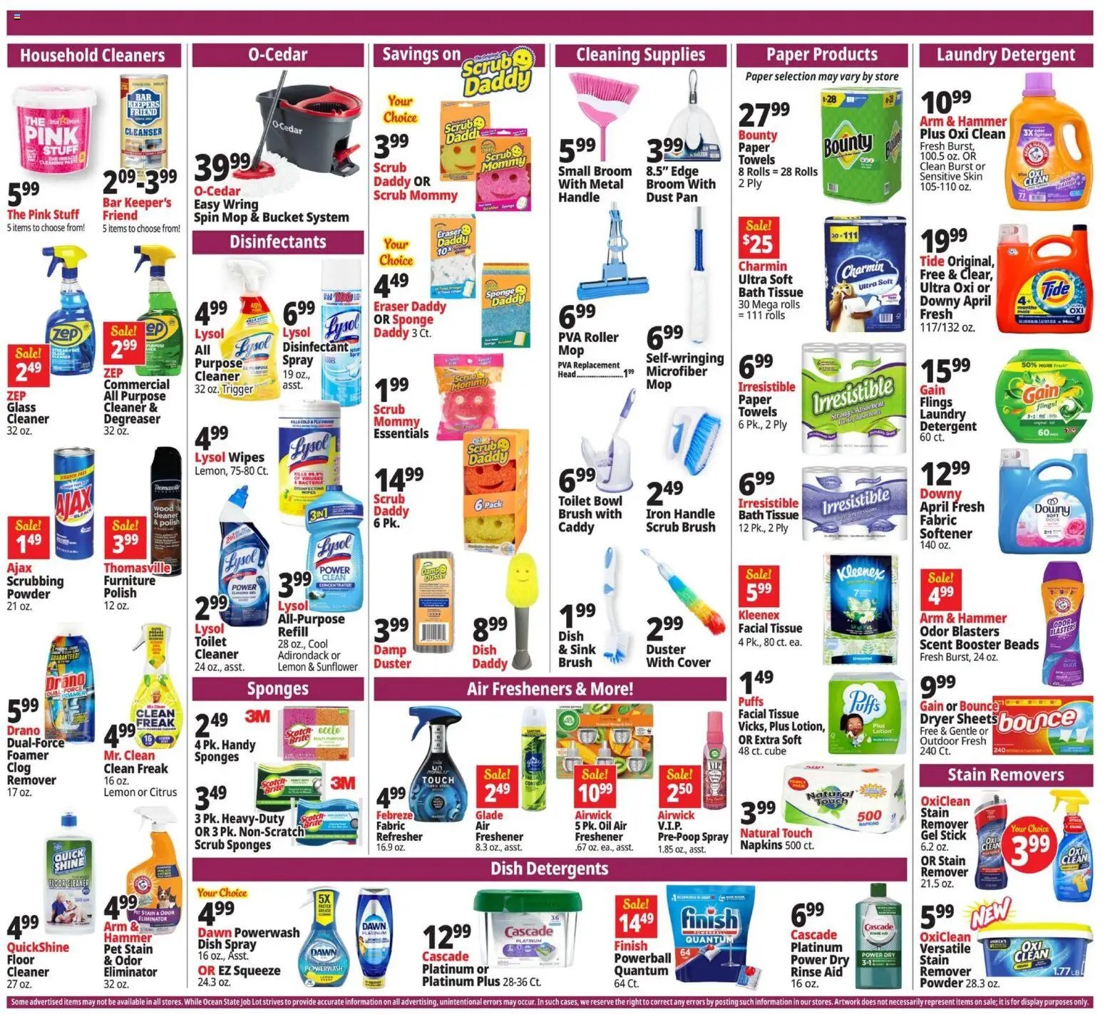 Ocean State Job Lot Weekly Ad - MA