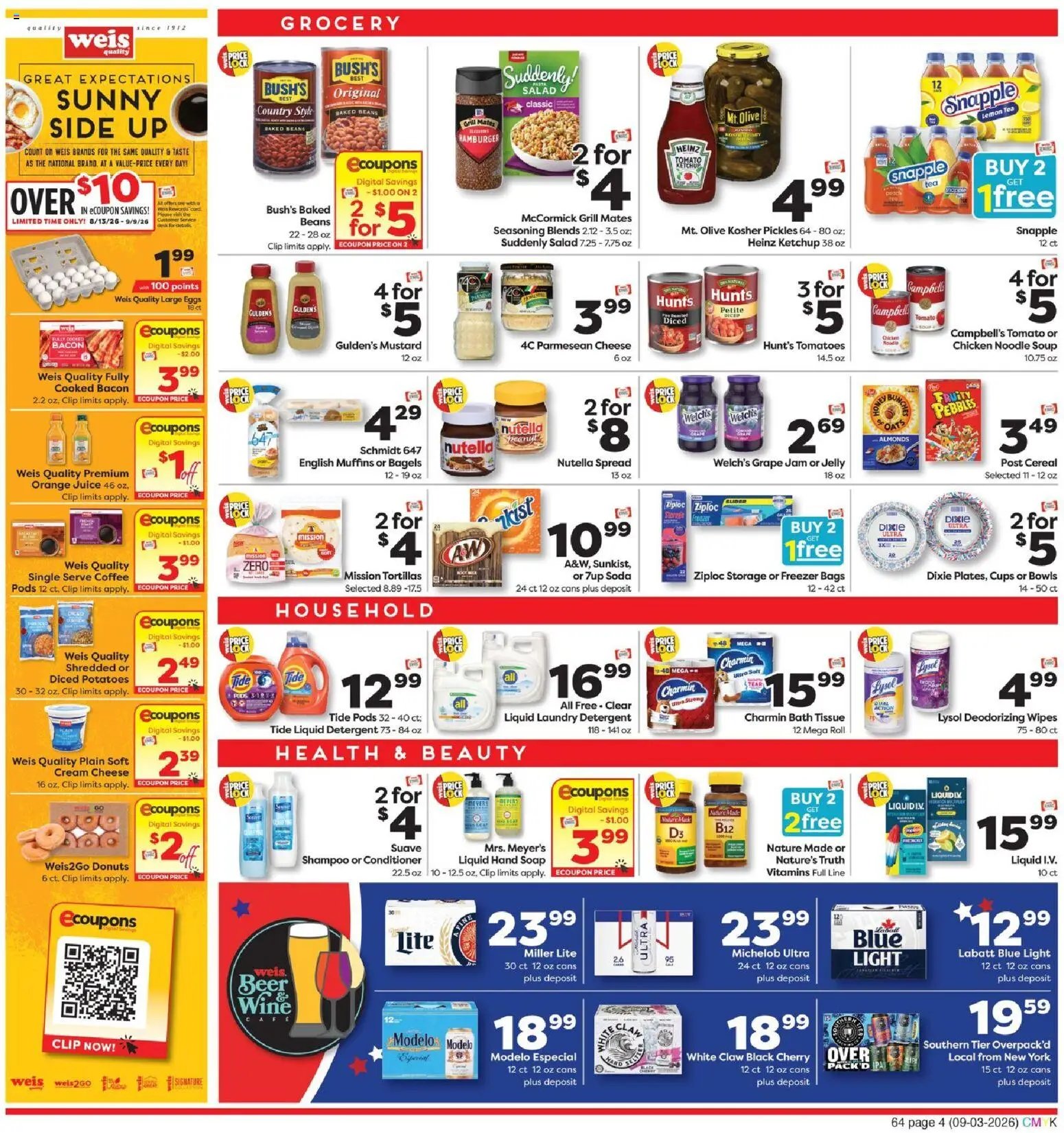 Weis Weekly Circular - NY