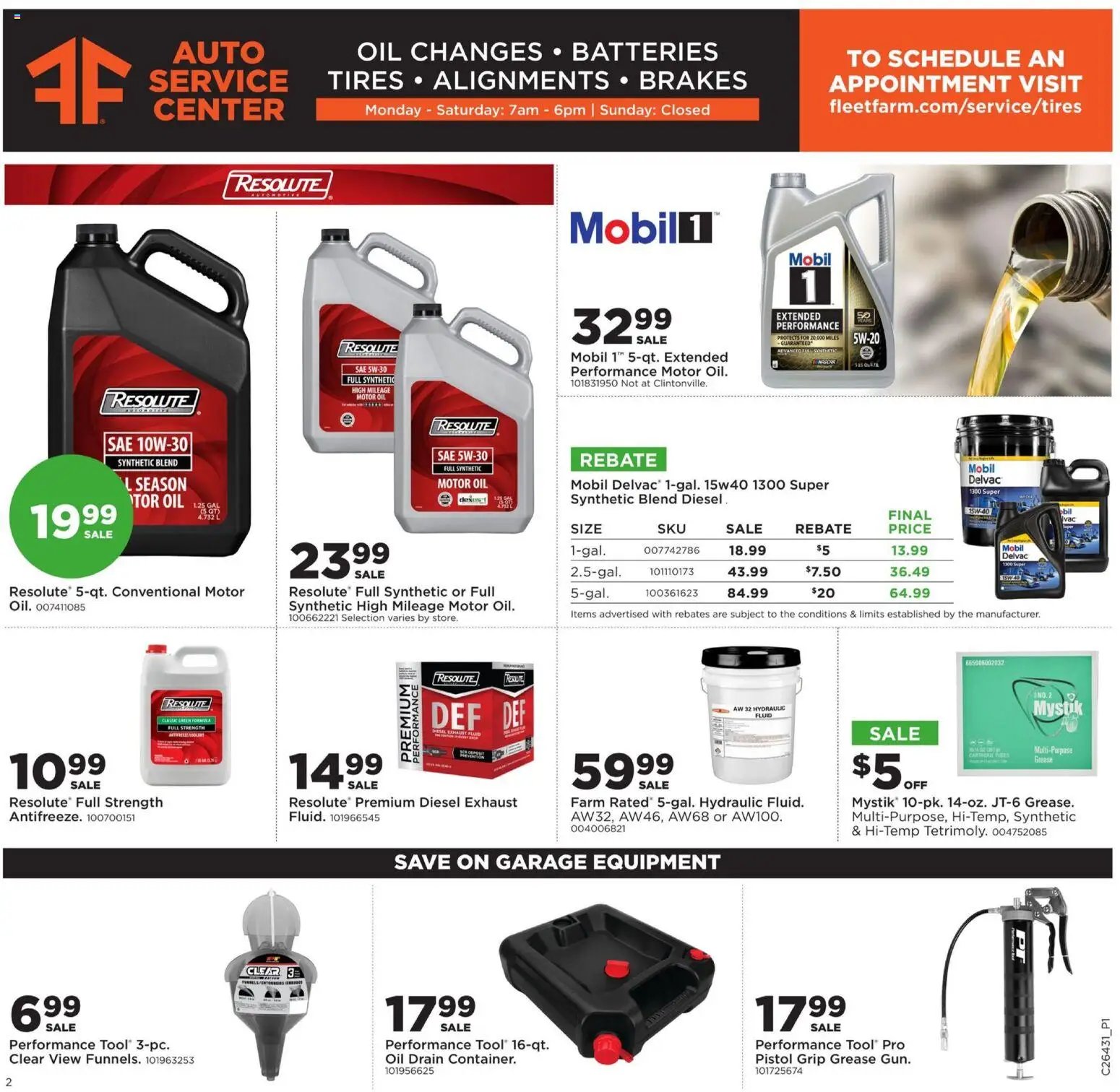 Mills Fleet Farm Weekly Ad