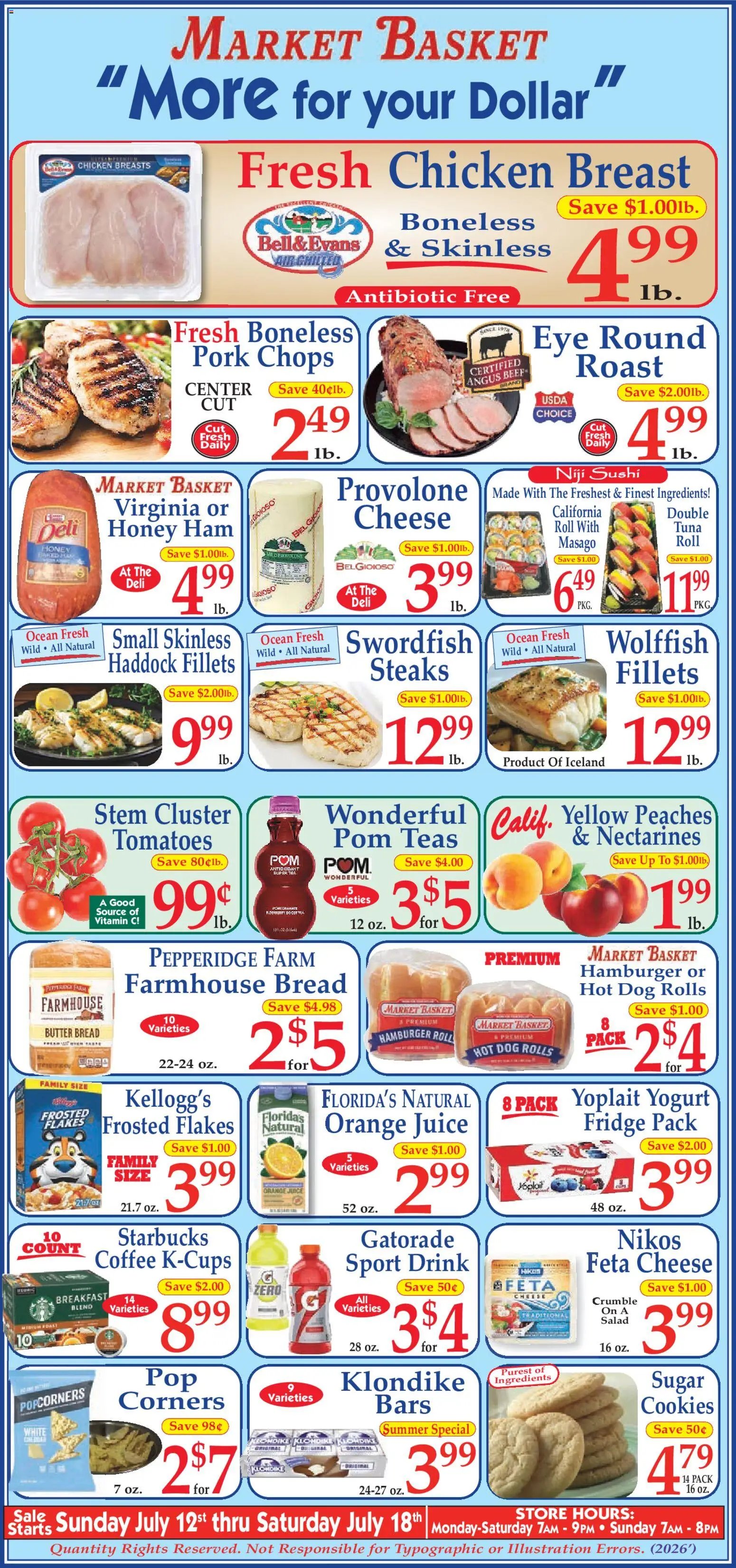 Market Basket Ad
