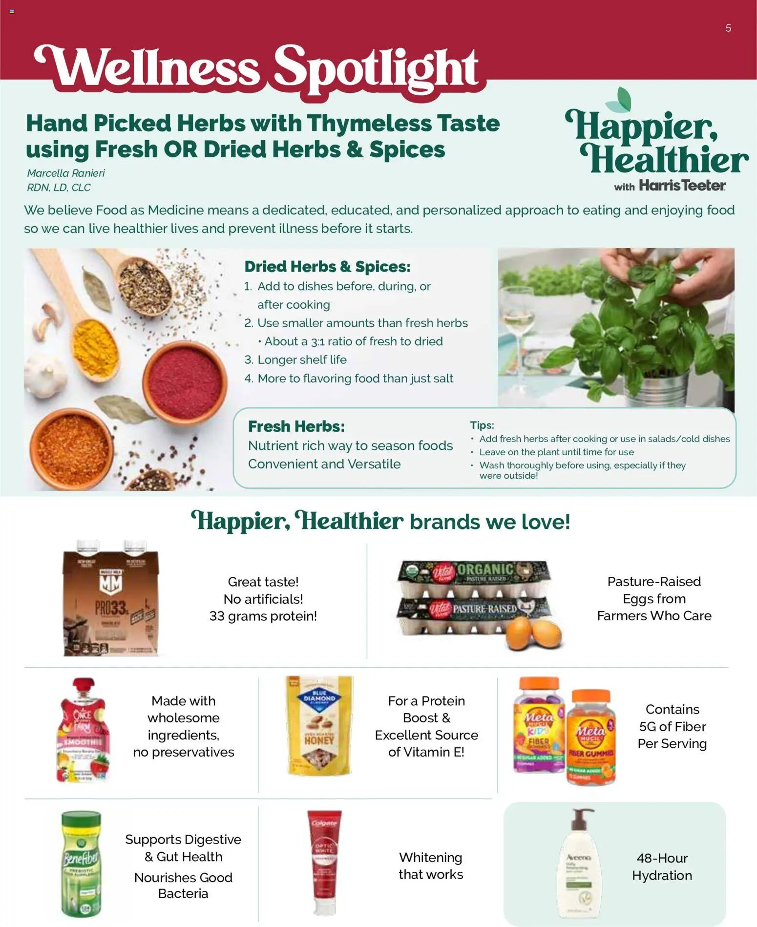 Harris Teeter Monthly Ad