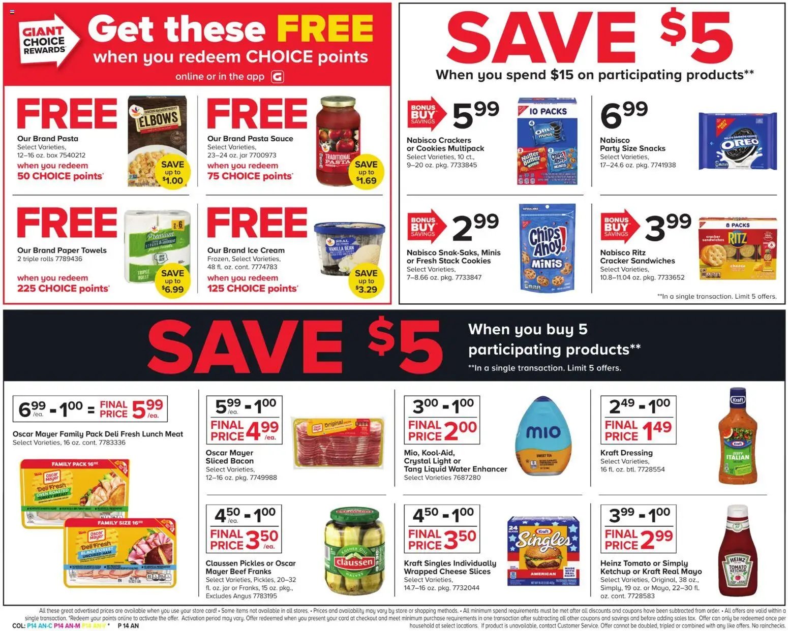 Giant Weekly Ad