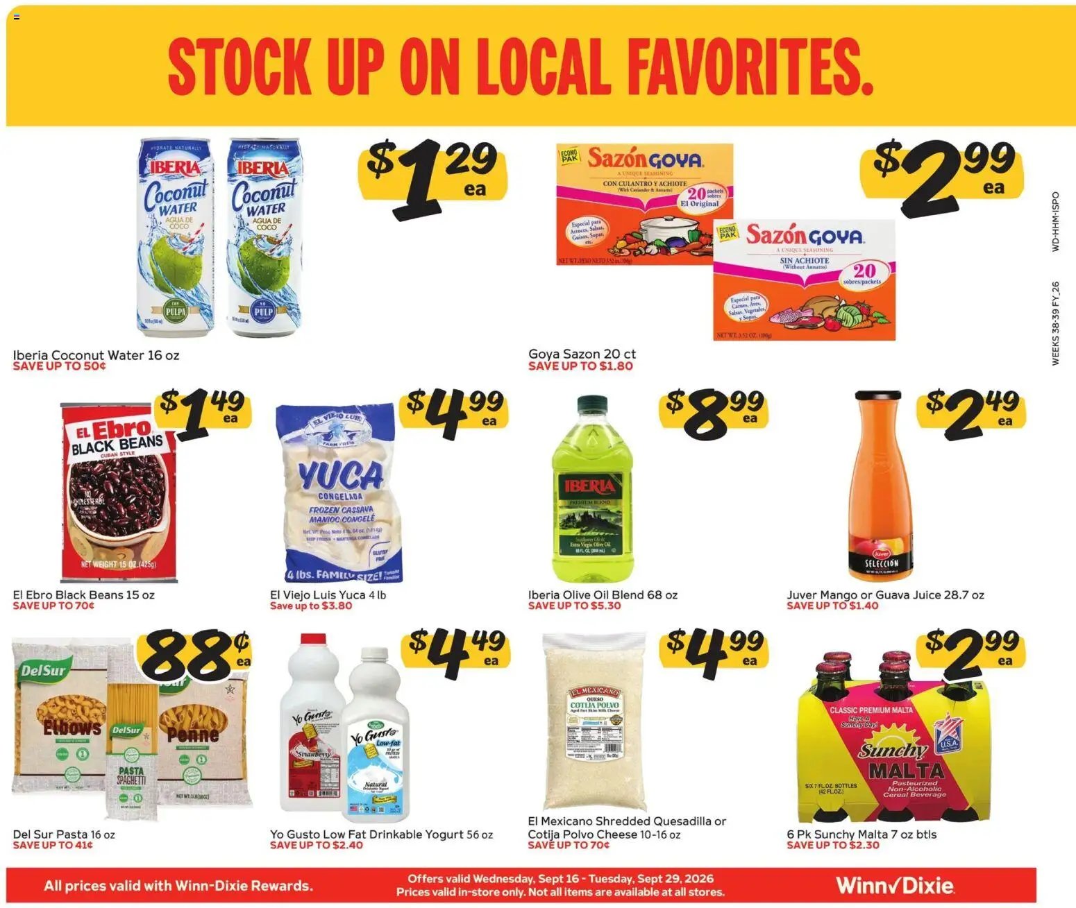 Winn Dixie Ad