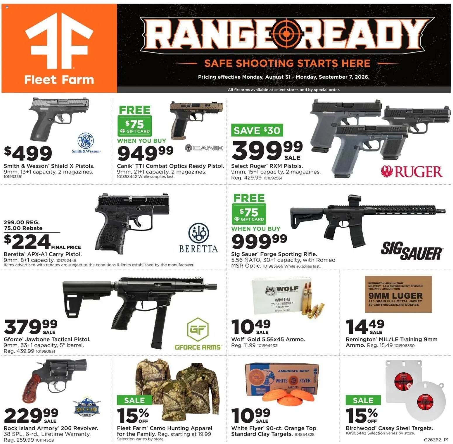 Mills Fleet Farm Ad