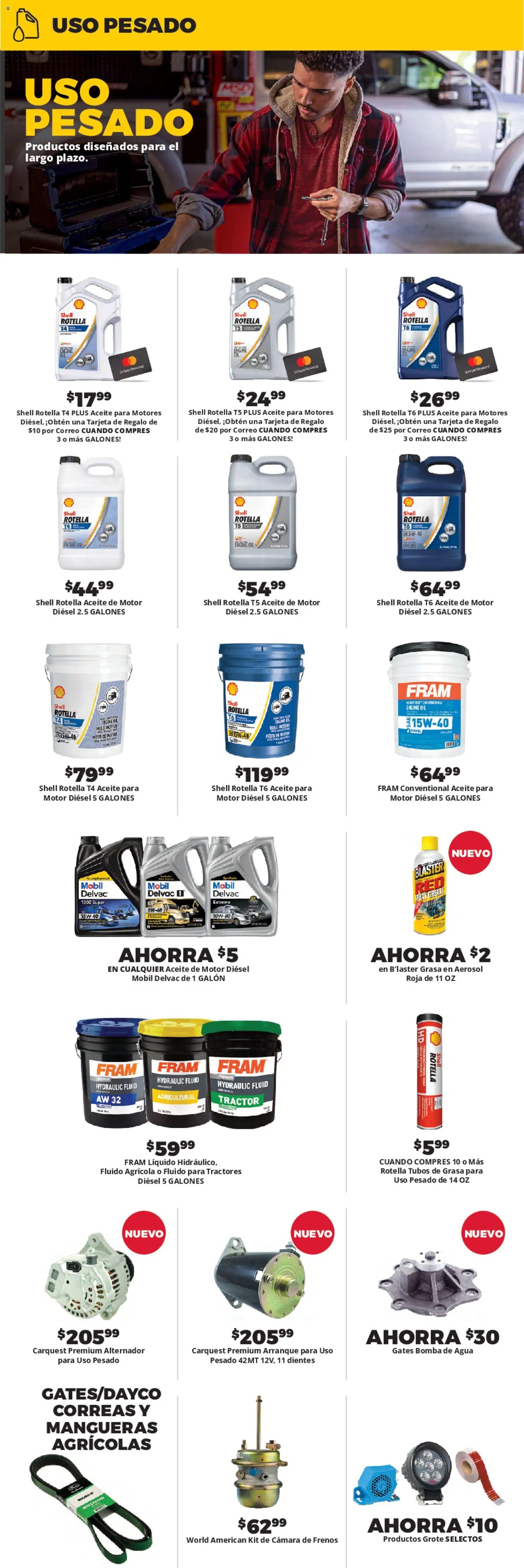 Advance Auto Parts Weekly Ad - Spanish