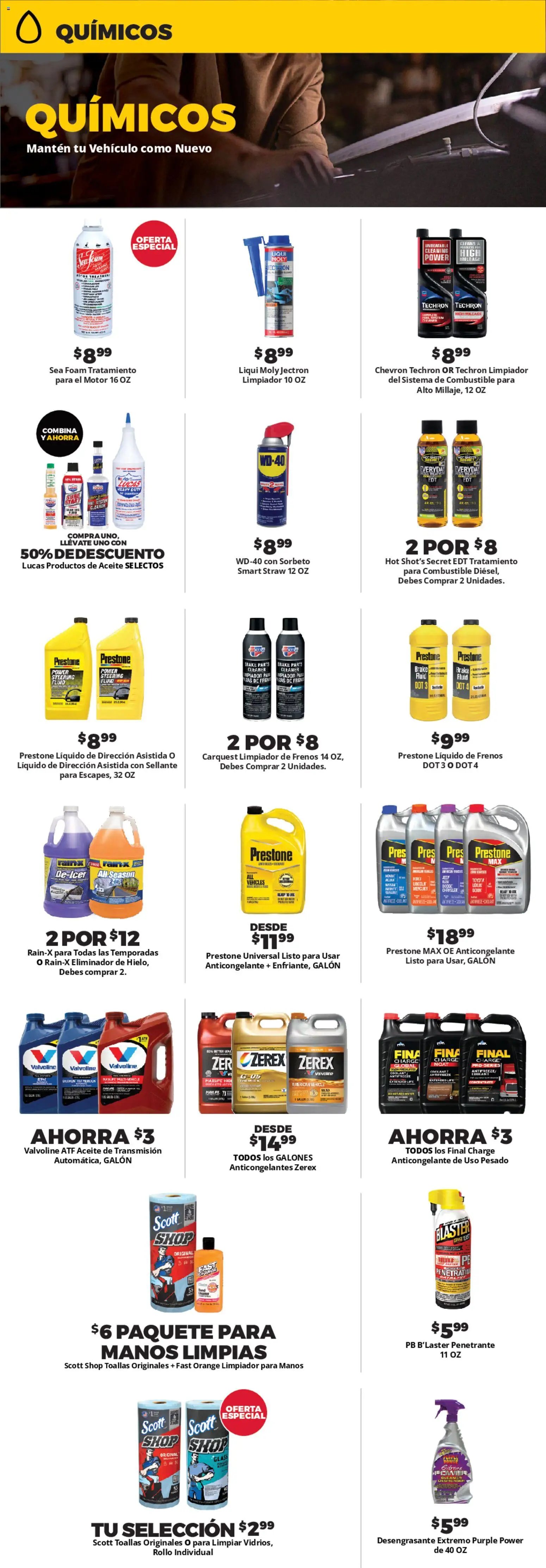 Advance Auto Parts Weekly Ad - Spanish