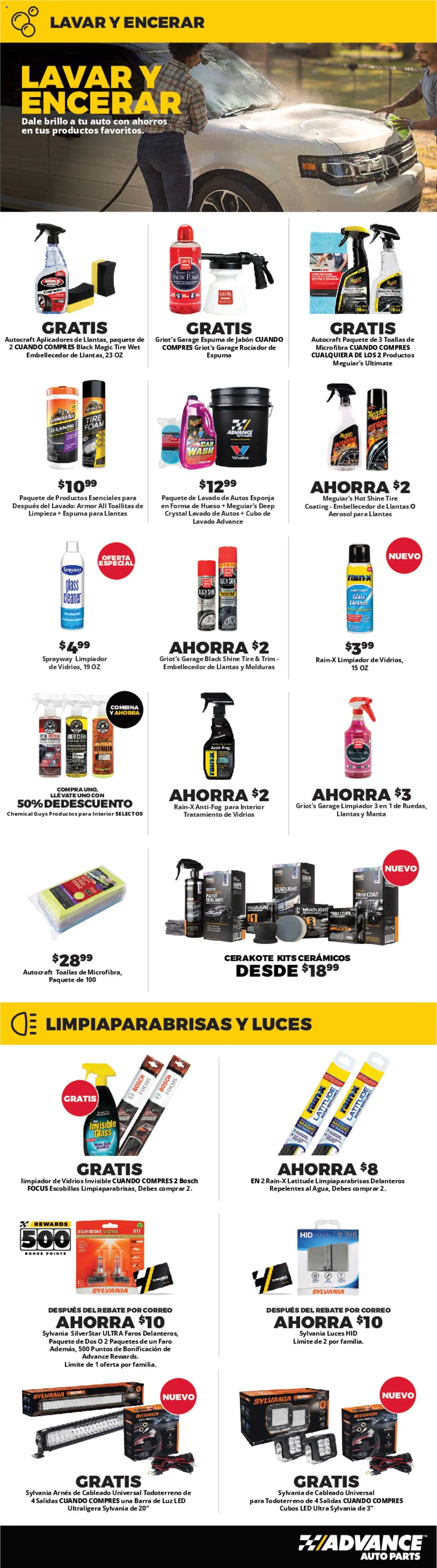Advance Auto Parts Weekly Ad - Spanish