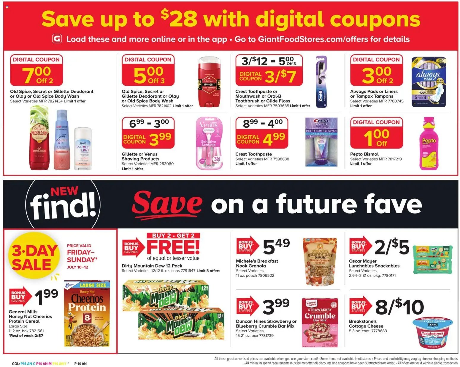 Giant Weekly Ad