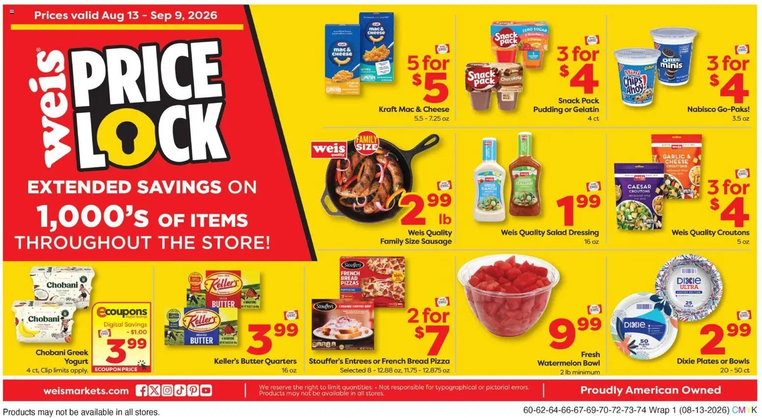Weis Weekly Circular - WV