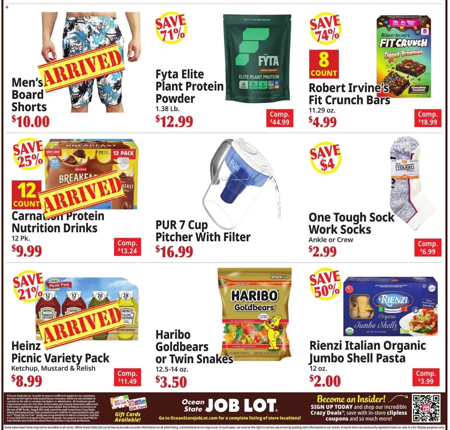 Ocean State Job Lot Ad