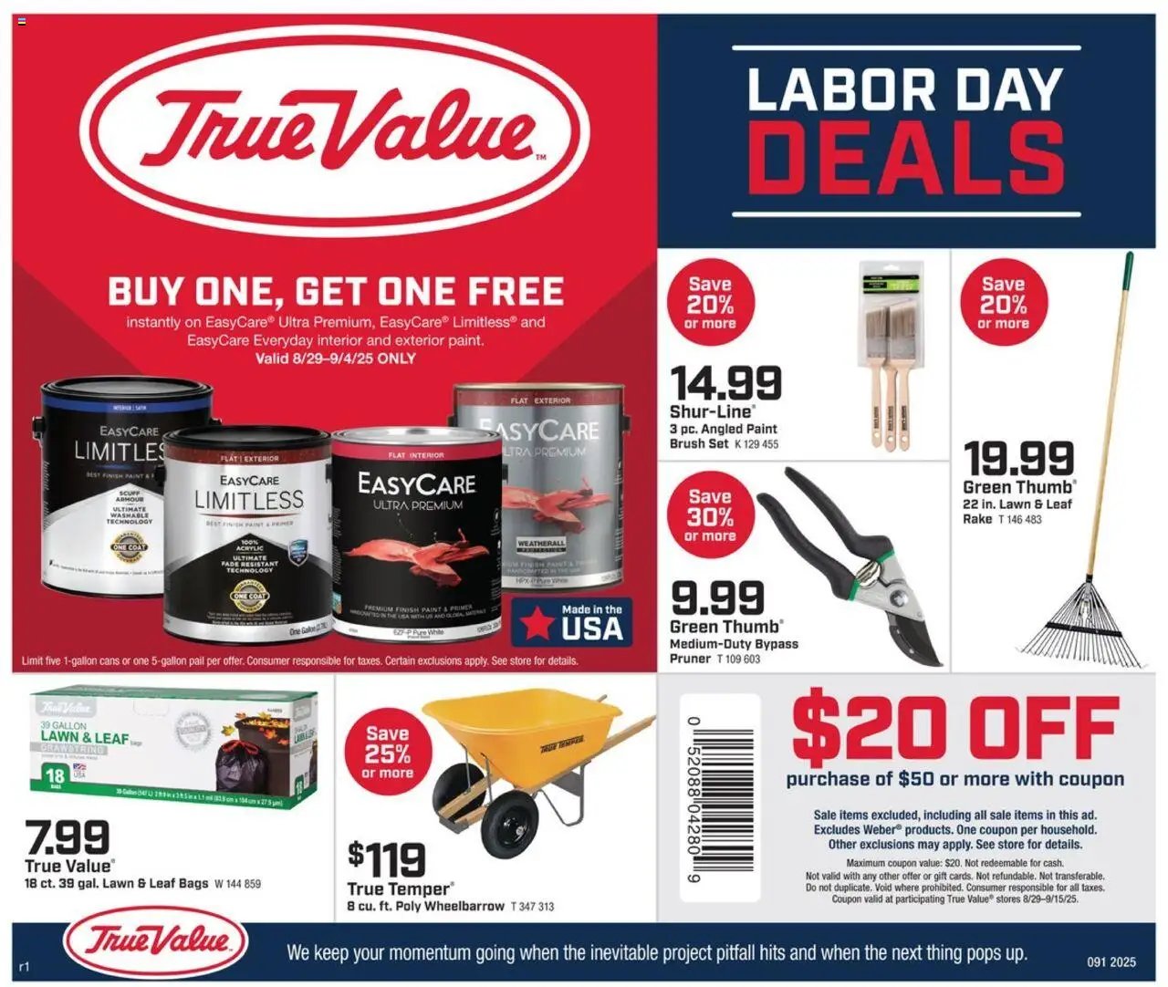 True Value Ad (2025-08-29 - 2025-09-15) | 1