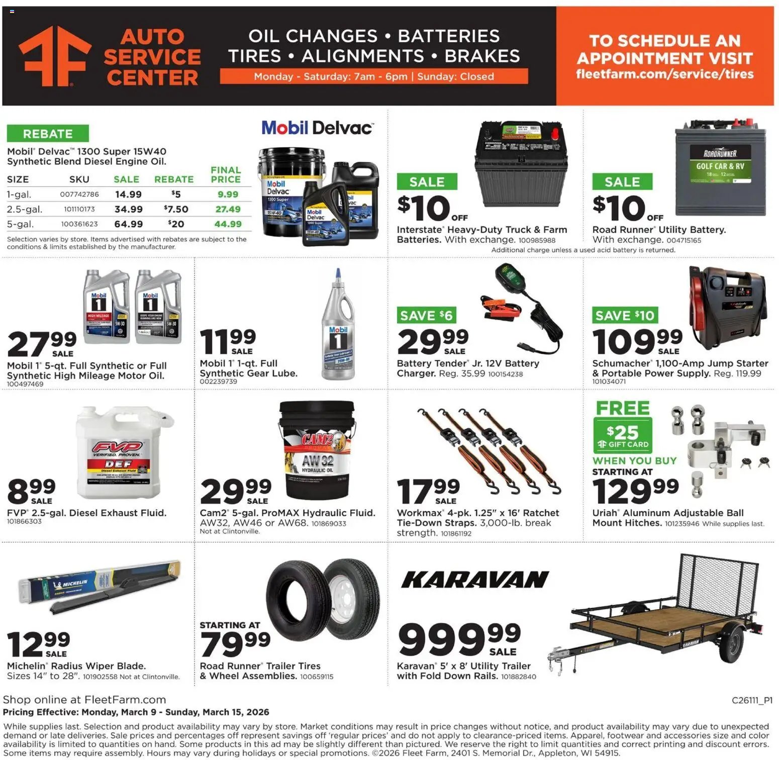 Mills Fleet Farm Weekly Ad